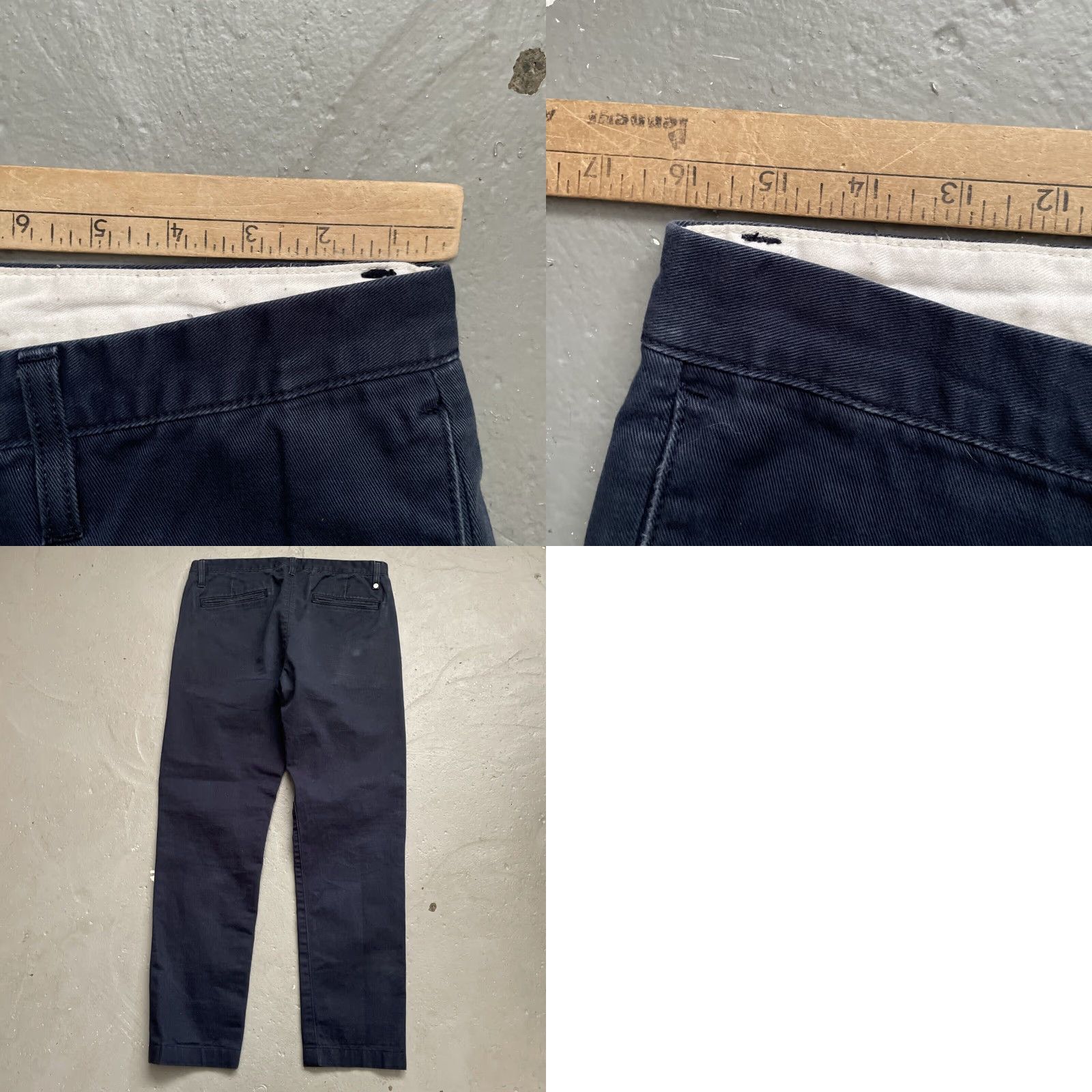 Vintage BALDWIN Kansas City Cotton Chino Work Pants Made In USA 30 Blue Mens Pants Casual Heritage 30 Size US 30 / EU 46 - 8 Thumbnail