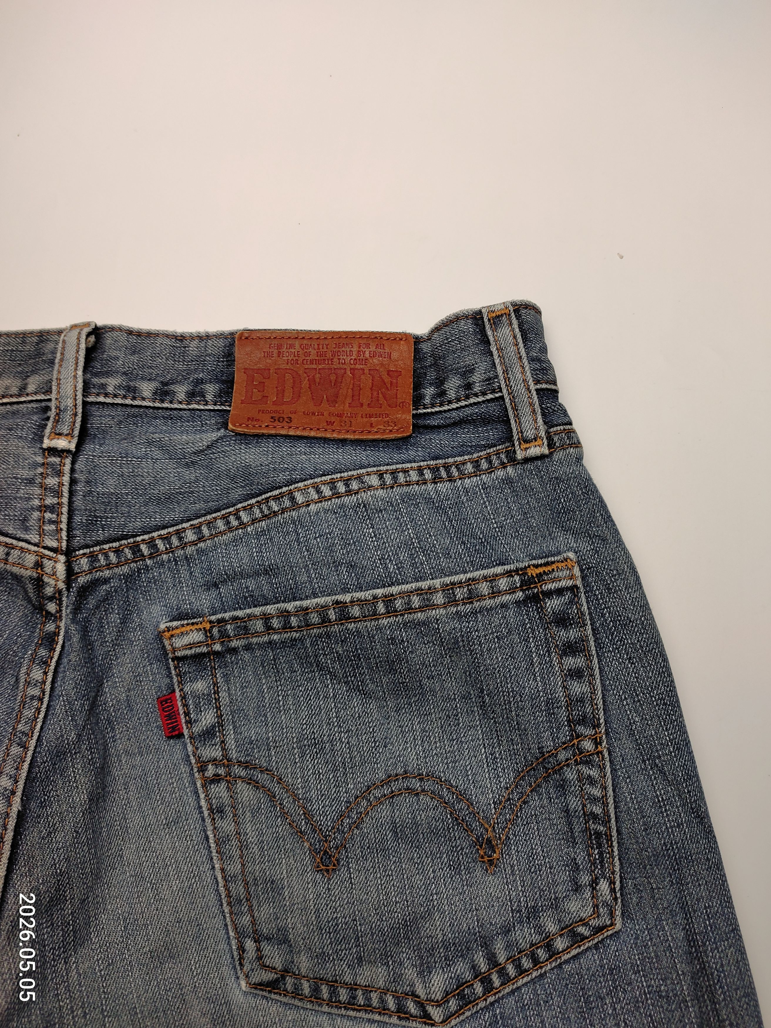 Edwin Edwin 503 Regular Denim Pants Size US 30 / EU 46 - 9 Thumbnail