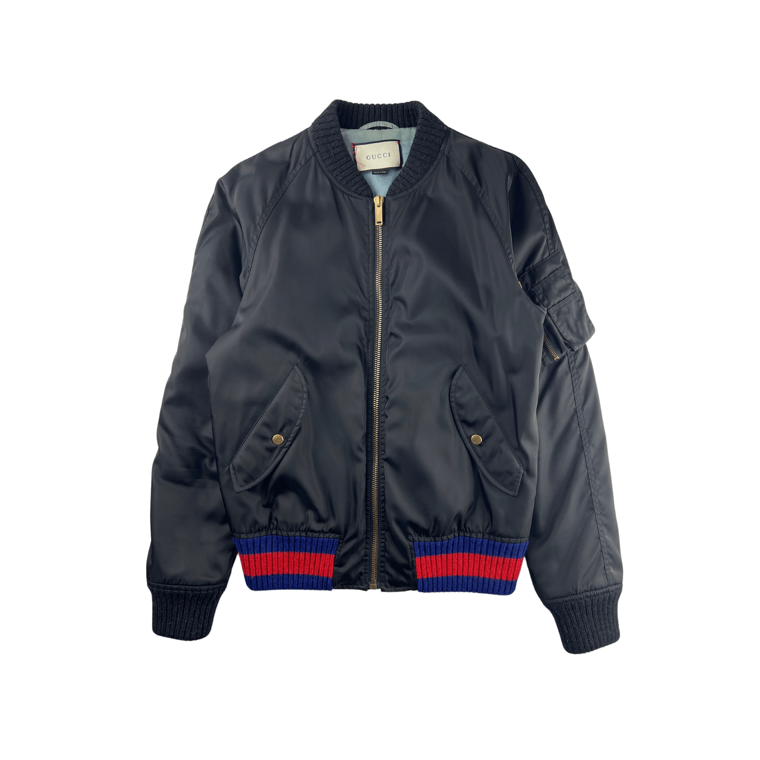 Gucci Gucci Souvenir Bird Bomber Jacket Size US M / EU 48-50 / 2 - 2 Thumbnail