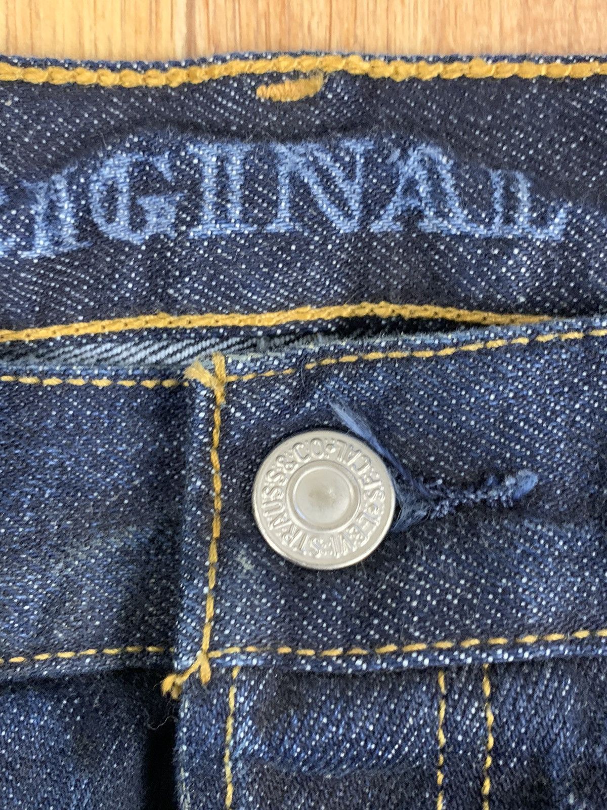 Levi's × Levi's Made & Crafted × Vintage Levi’s Levi Strauss 501 Full Printed Vintage Jeans Size US 33 - 3 Thumbnail