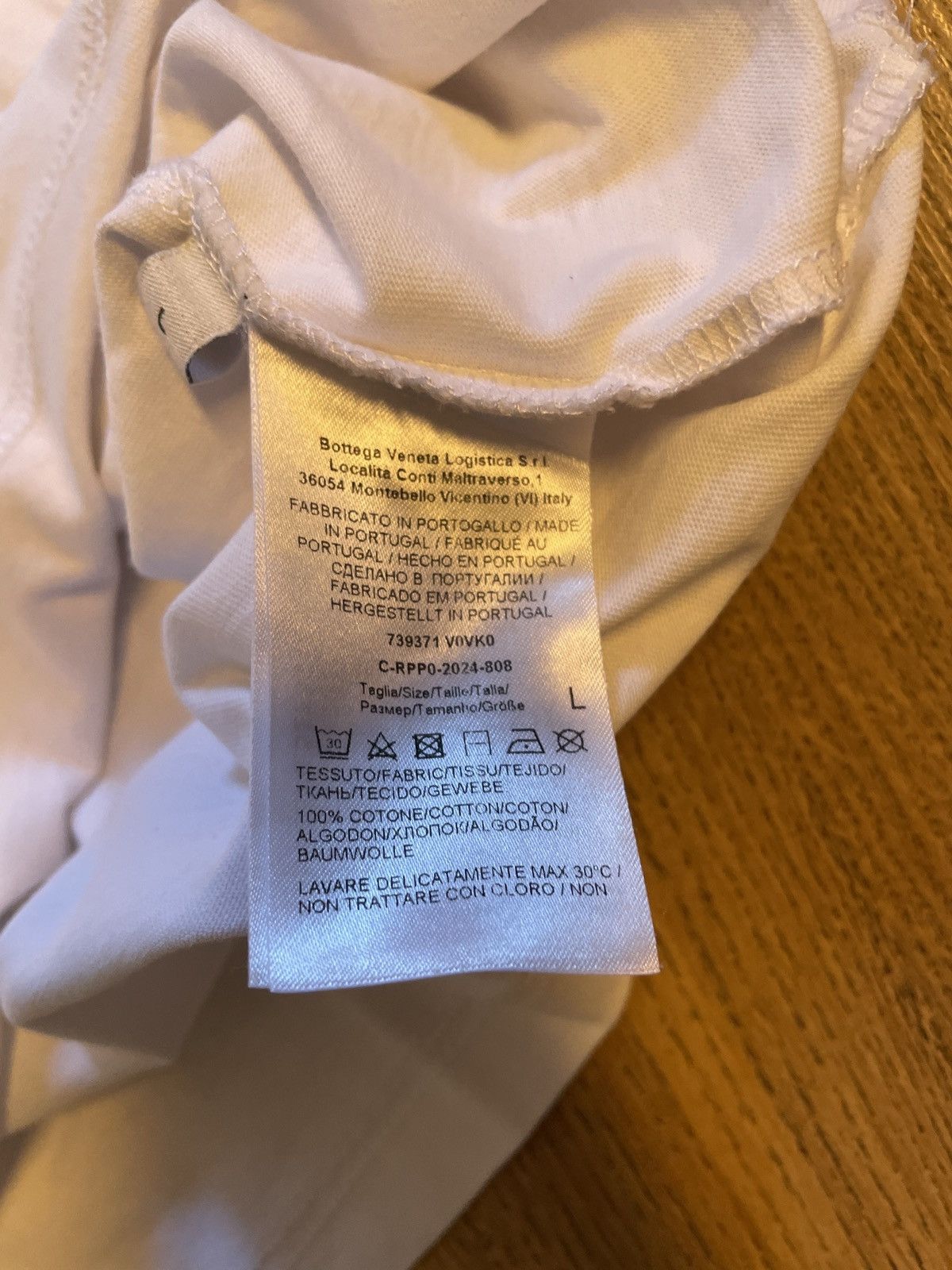 Bottega Veneta Bottega veneta white tee - *RARE* Size US L / EU 52-54 / 3 - 3 Thumbnail