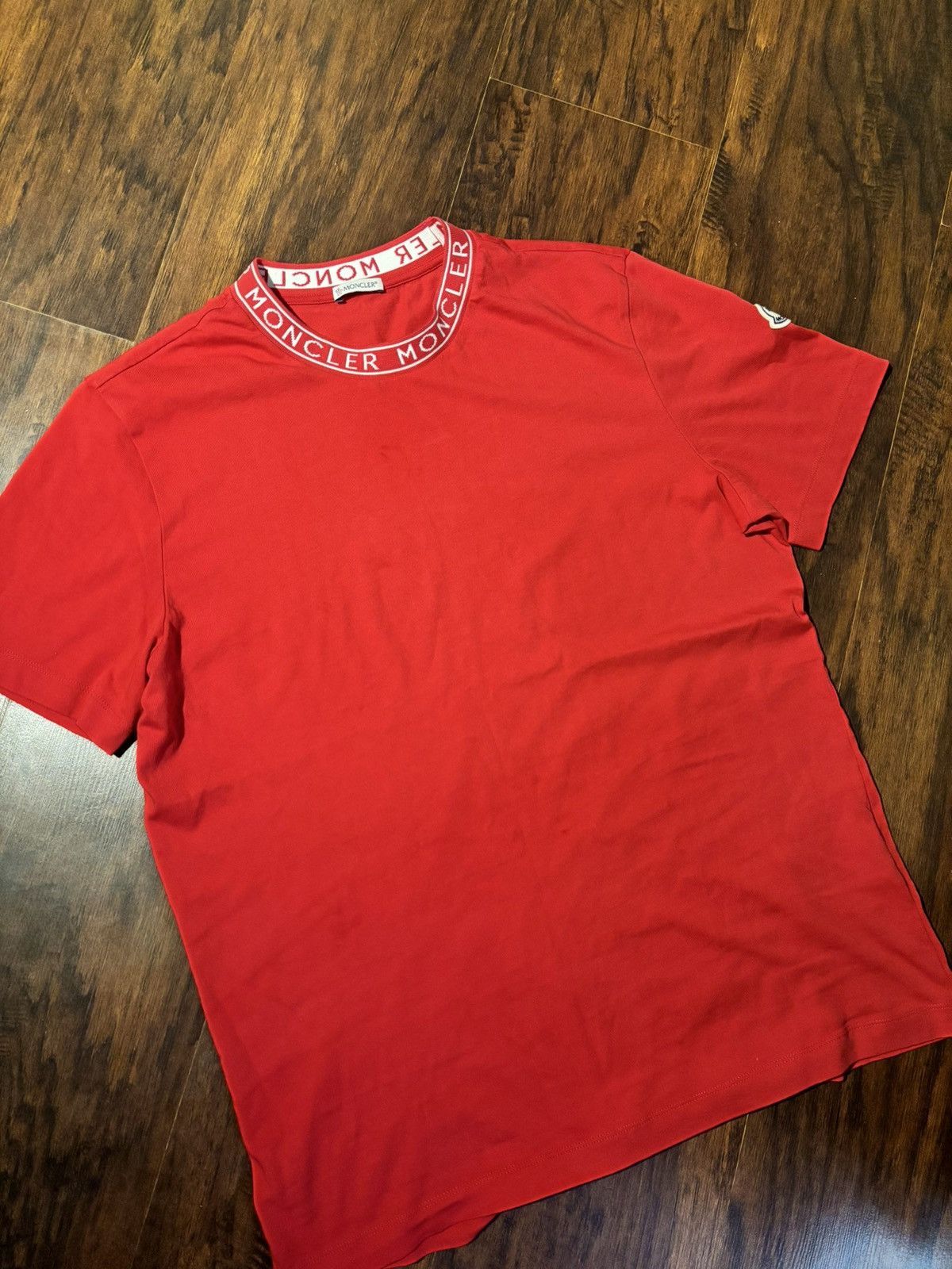 Designer × Moncler Moncler Mens Ribbed T-Shirt Size US M / EU 48-50 / 2 - 2 Thumbnail