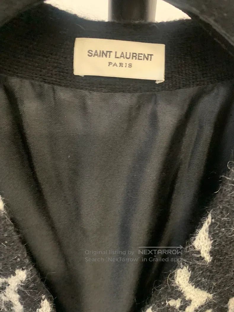 Saint Laurent Paris Saint Laurent Paris Leopard Print Cashmere Cardigan Size US XS / EU 42 / 0 - 5 Thumbnail