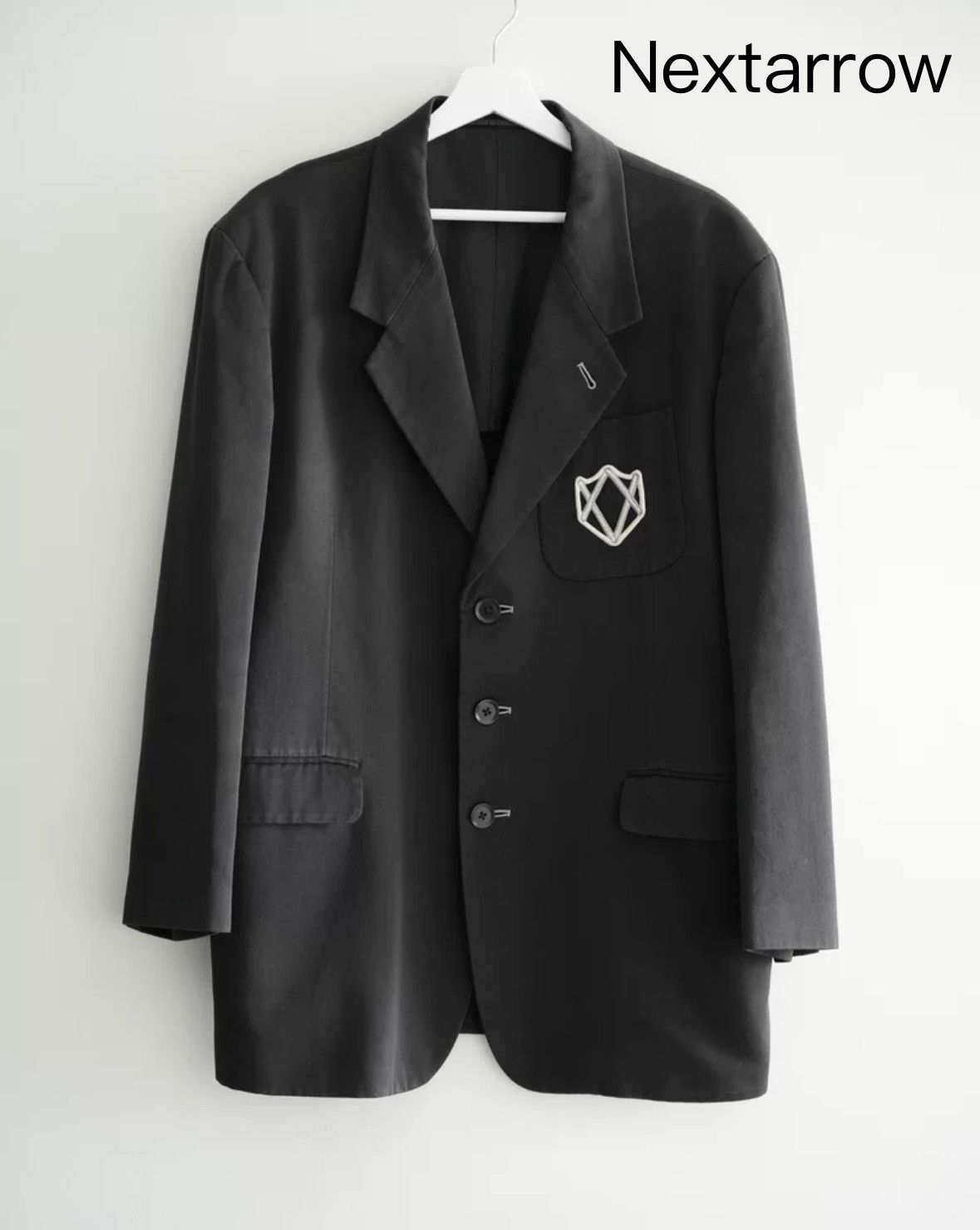 Yohji Yamamoto Yohji Yamamoto 03 SS Emblem Silk Suit 2412-Nextarrow Size US M / EU 48-50 / 2 - 1 Thumbnail