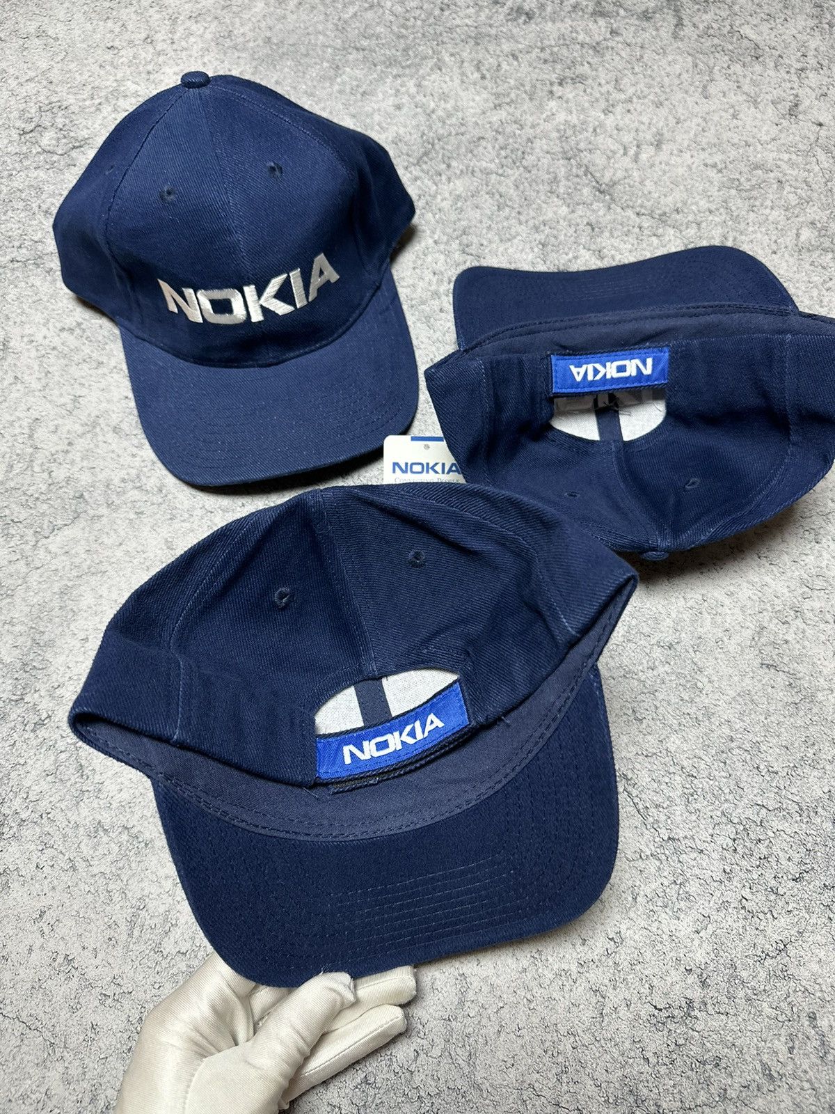 Vintage Vintage Nokia Connecting People Racing Hat Cap Deadstock Size ONE SIZE - 10 Thumbnail