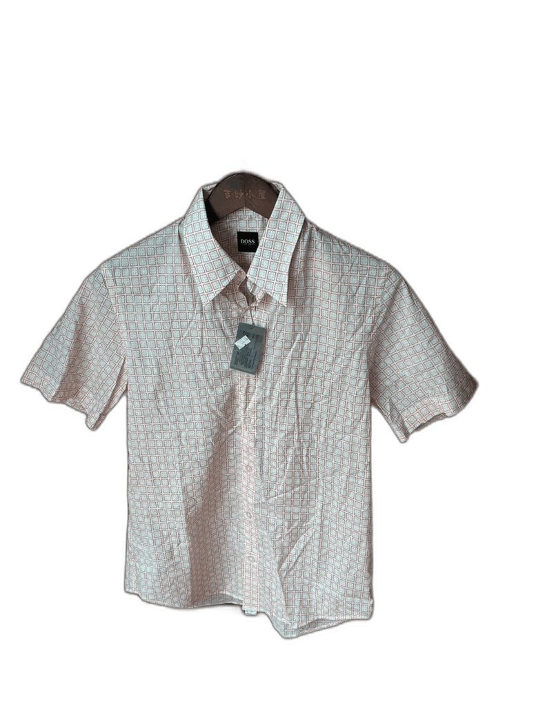 Emporio Armani Boss Short Sleeve Shirt in Light Fabric Size US S / EU 44-46 / 1 - 1 Thumbnail