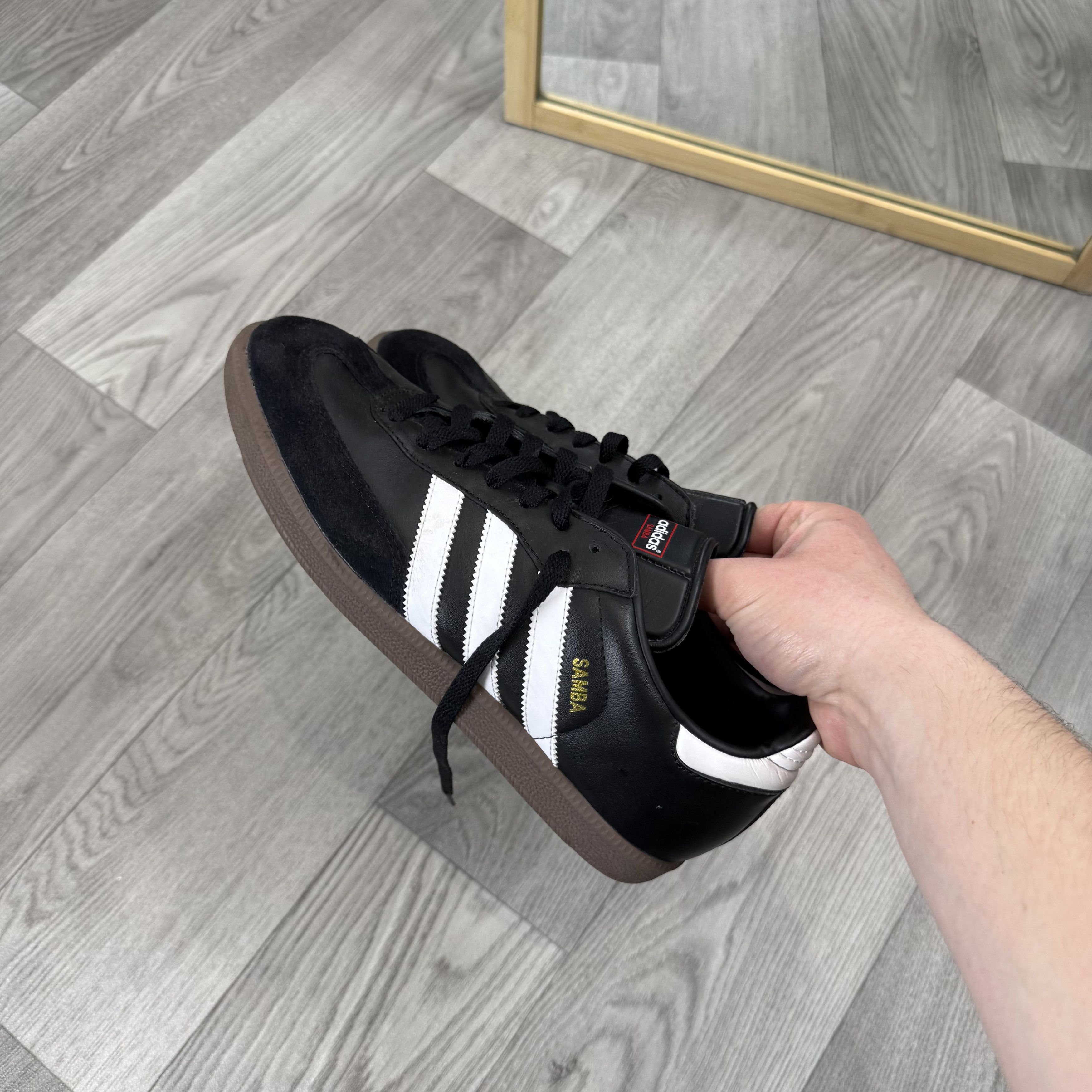 Adidas Adidas Samba 2013 Black Low Top Trainers Sneakers Size US 9 / EU 42 - 5 Thumbnail