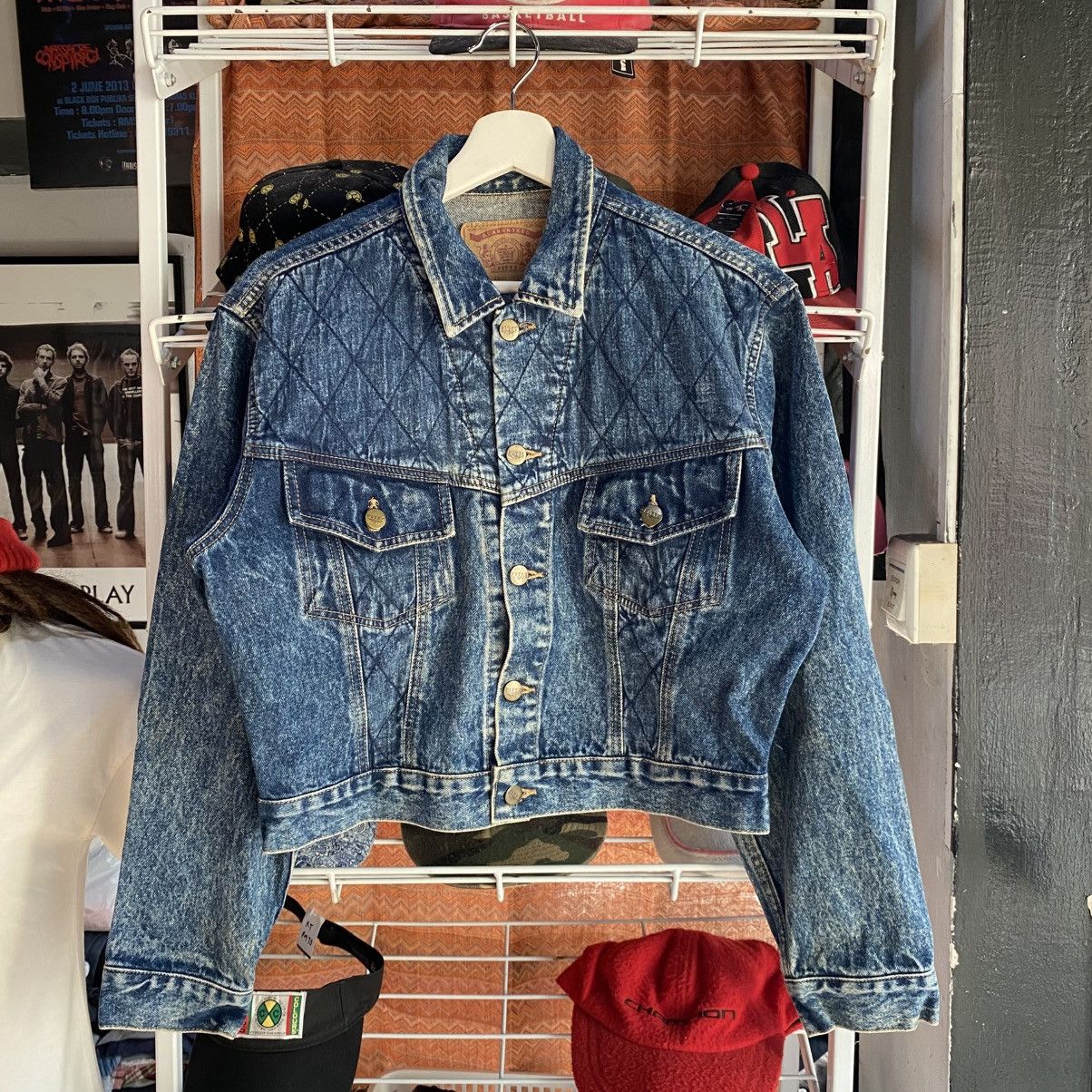 Japanese Brand Vintage Fittz International Denim Jacket Size US S / EU 44-46 / 1 - 1 Thumbnail