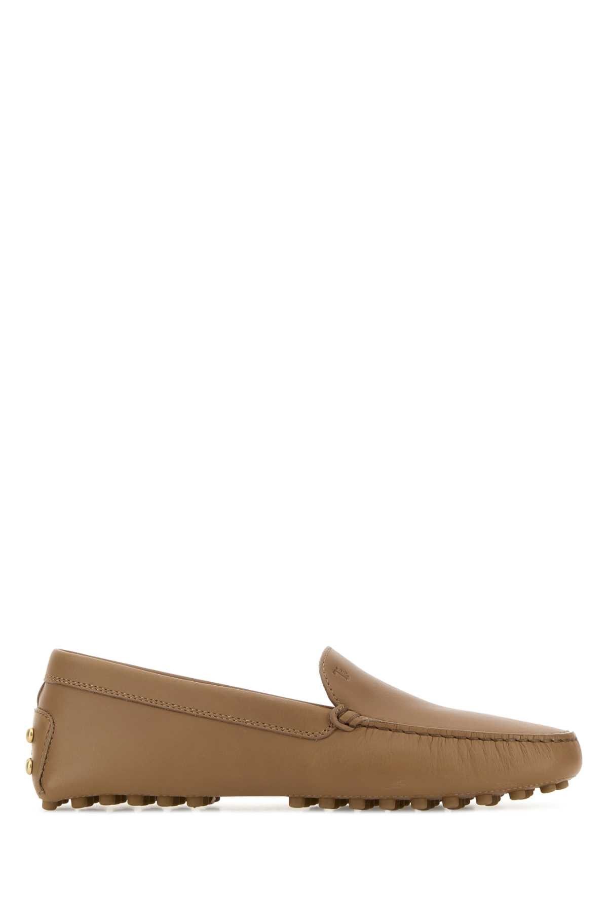 Tod's Cappuccino Leather Loafers Size US 7 / IT 37 - 1 Thumbnail