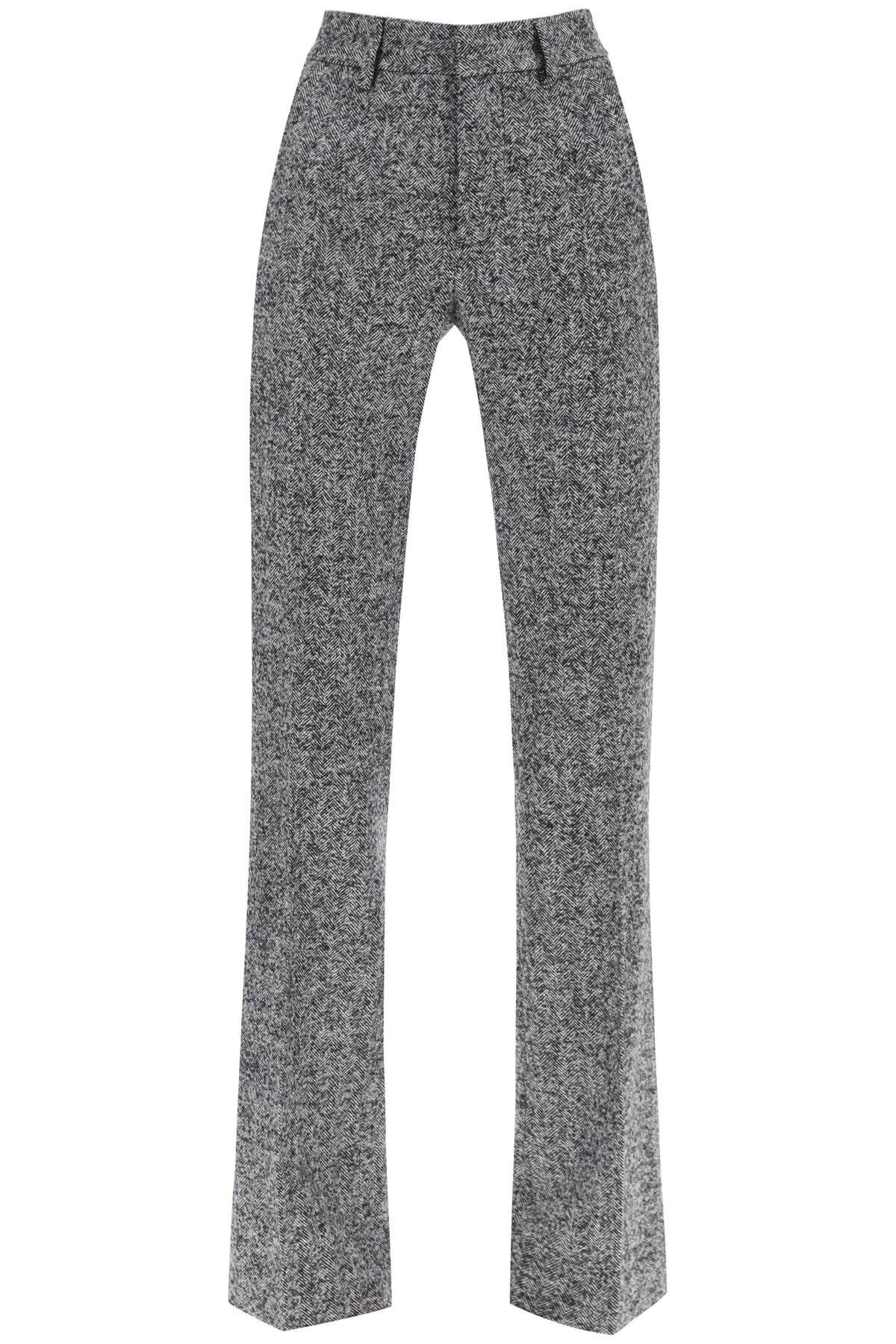 Alessandra Rich ALESSANDRA RICH Pants With Herringbone Motif Size 27" / US 4 / IT 40 - 1 Thumbnail