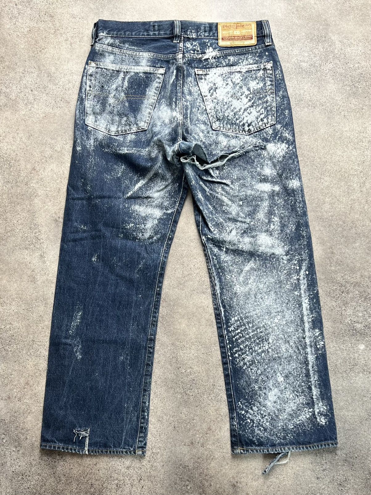 Diesel Diesel distressed painted washed jeans Size US 34 / EU 50 - 8 Thumbnail