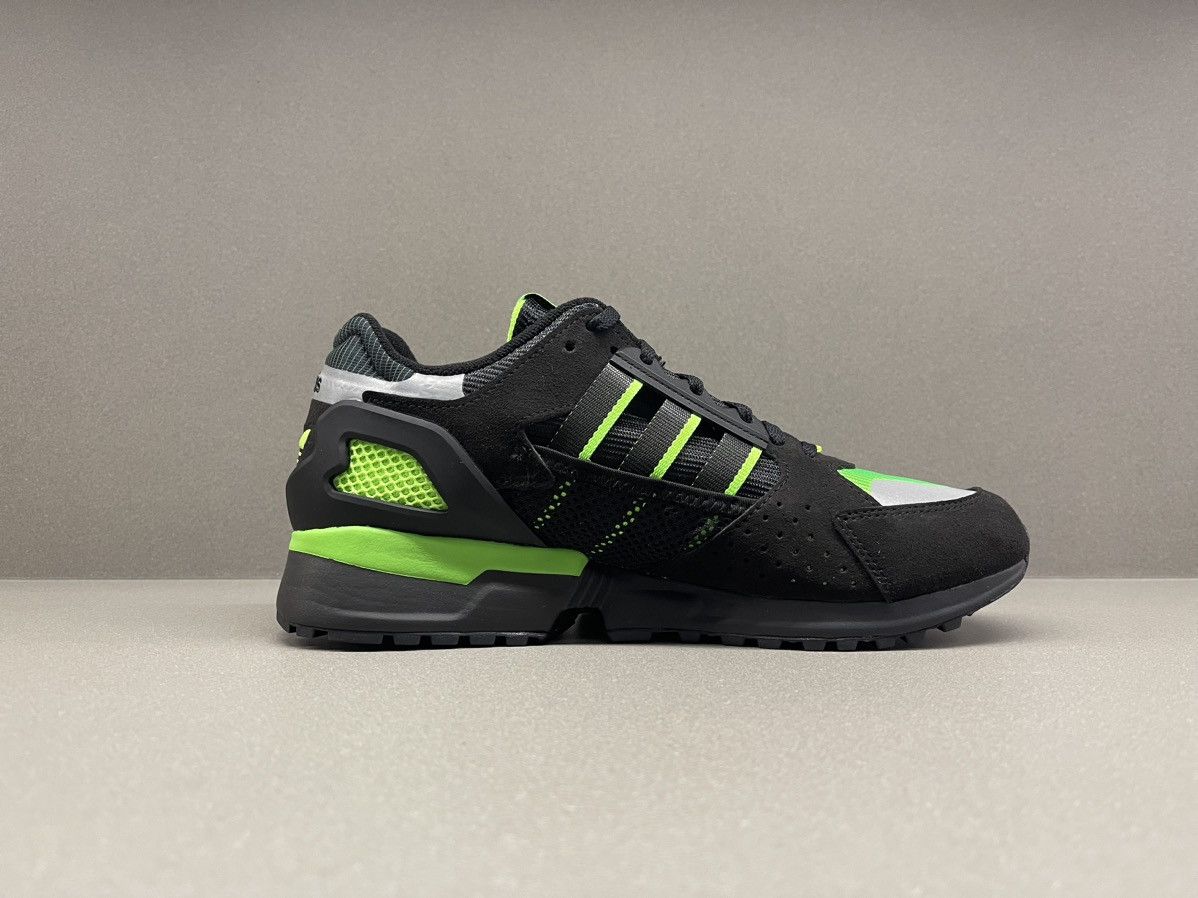 Adidas Adidas ZX 10.000 C Core Black Solar Green Size US 12 / EU 45 - 6 Thumbnail