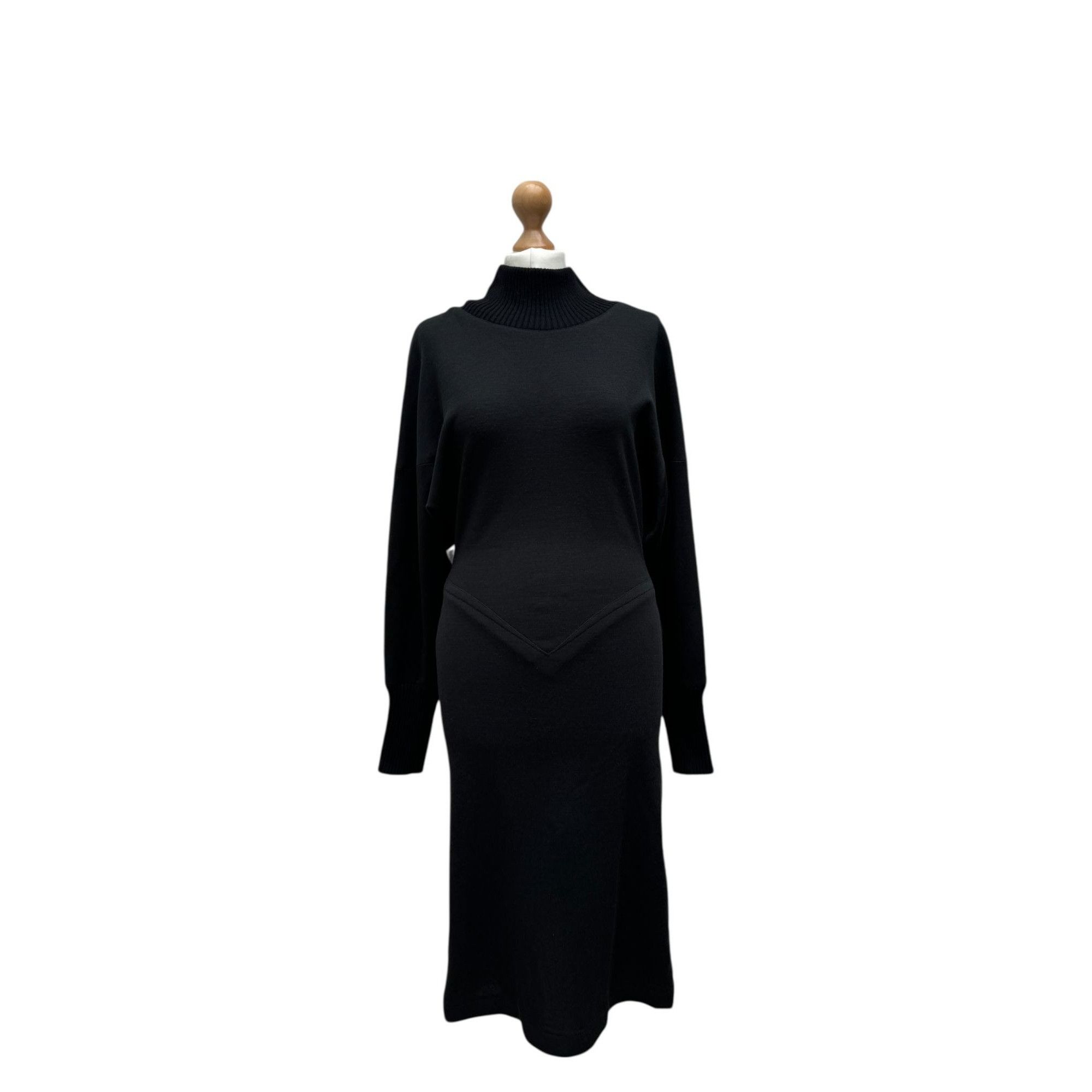 Alaia Vintage Black Wool Dress Size M / US 6-8 / IT 42-44 - 1 Thumbnail