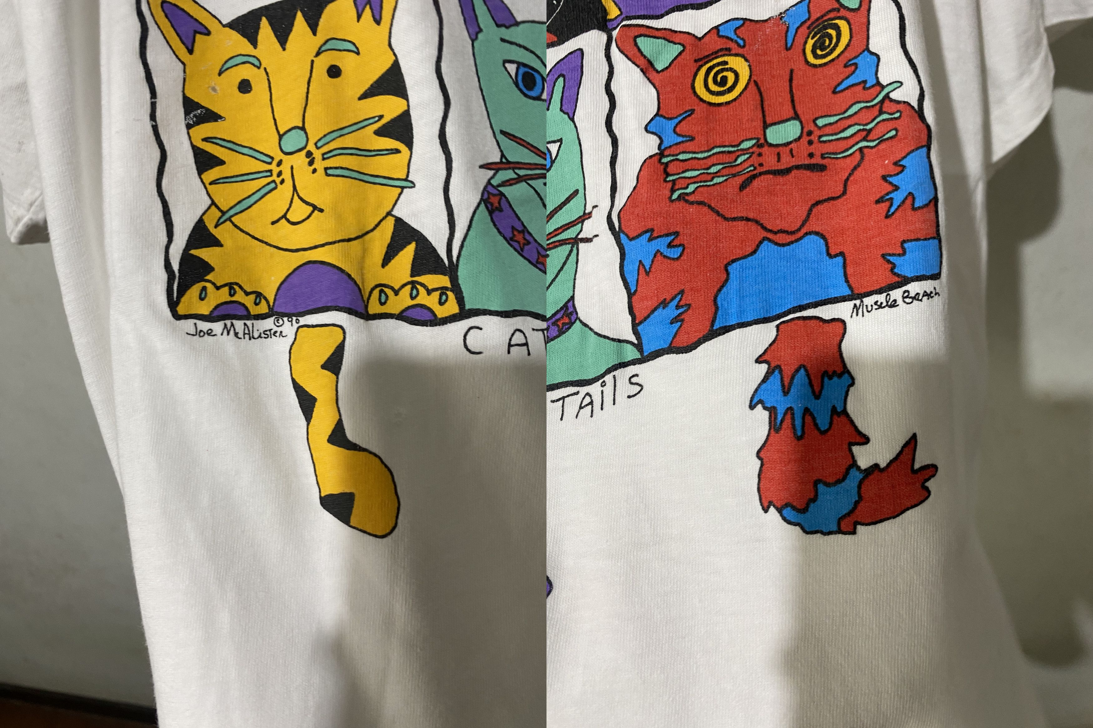 Vintage Vintage 90s Cat Shirt Size US L / EU 52-54 / 3 - 3 Thumbnail