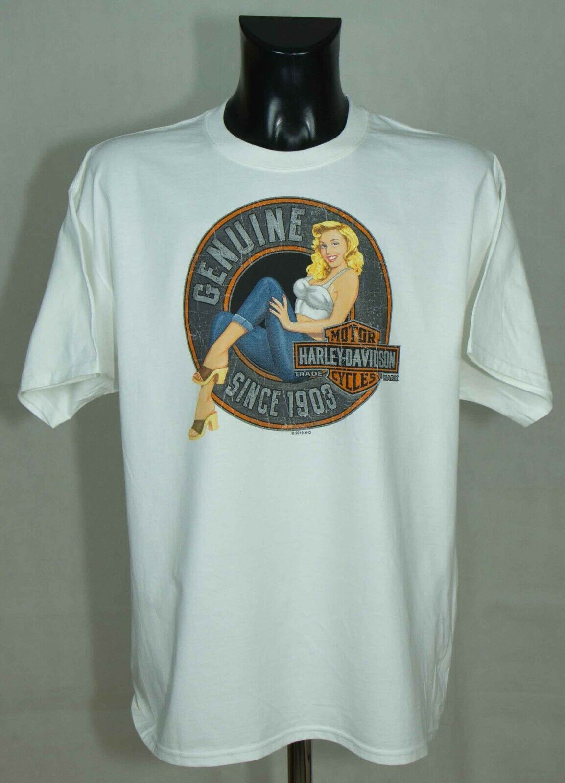 Harley Davidson -- MENS HARLEY DAVIDSON T SHIRT COTTON SIZE XL Size US XL / EU 56 / 4 - 1 Thumbnail