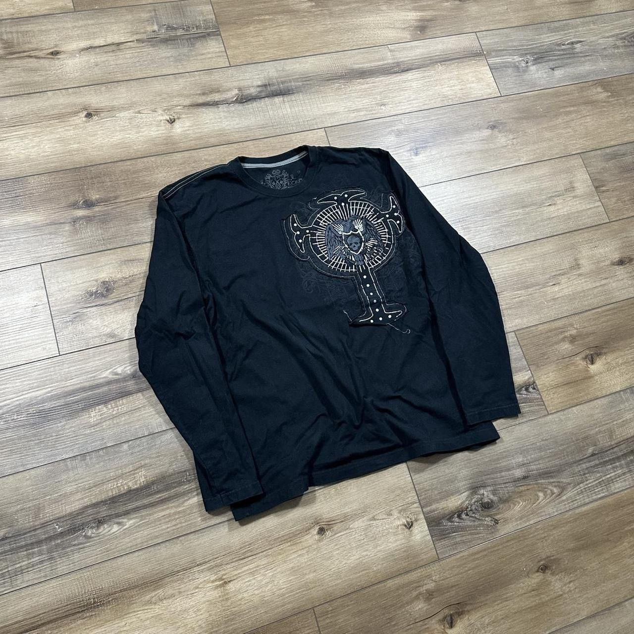 Marc Ecko Vintage 2000s Y2K Marc Ecko Long Sleeve Grunge Tee Size US XL / EU 56 / 4 - 2 Thumbnail