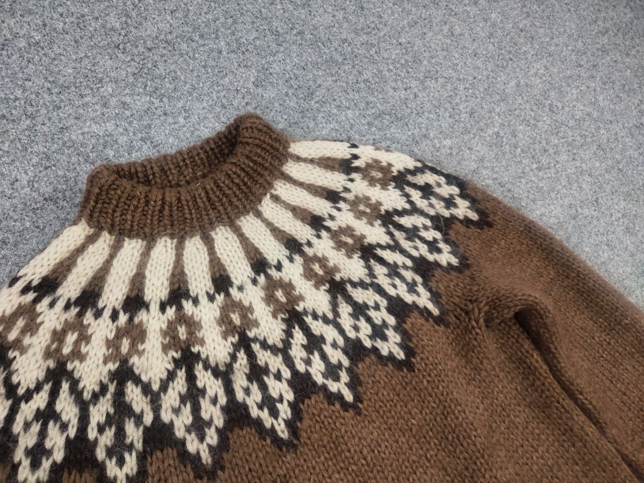 Dale Of Norway The Hand Knitted Association Pattern Wool Sweater Vintage Size US S / EU 44-46 / 1 - 7 Thumbnail