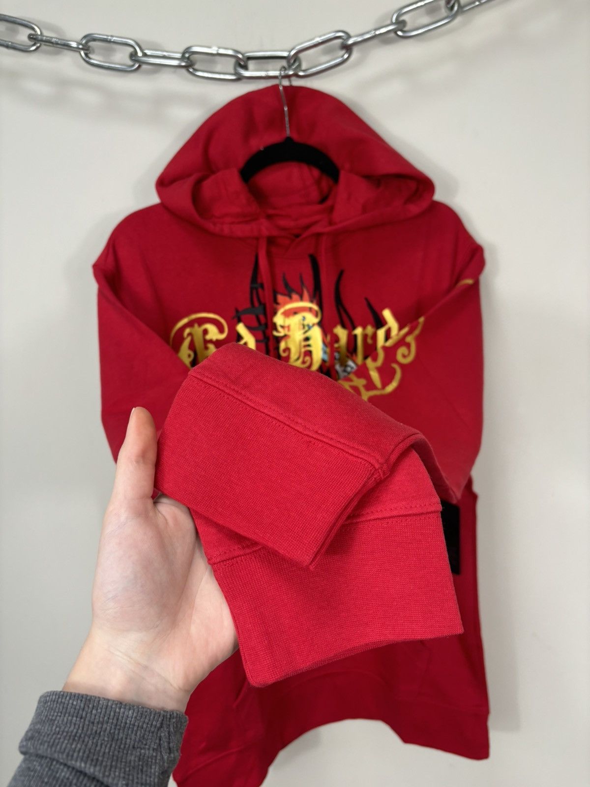Christian Audigier Ed Hardy Chinese Dragon Tattoo Logo NEW Red Hype Hoodie Size US M / EU 48-50 / 2 - 7 Thumbnail