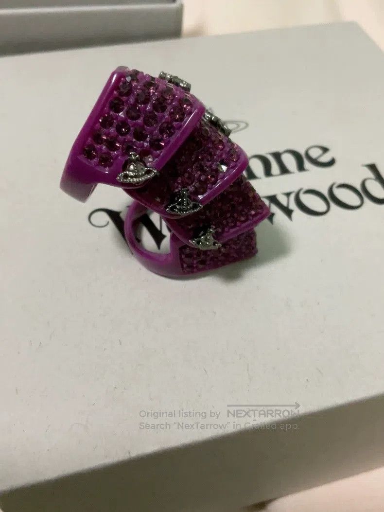 Vivienne Westwood Vivienne Westwood size M Diamond Armor Ring Size ONE SIZE - 2 Thumbnail