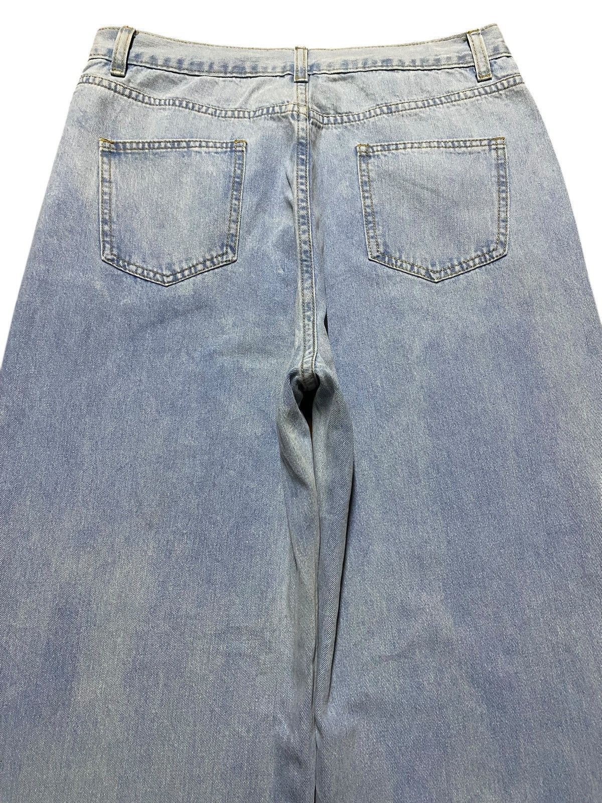 Japanese Brand Dazy Wide Leg Light Wash Jeans Minimalist Korean Style Size US 30 / EU 46 - 4 Thumbnail