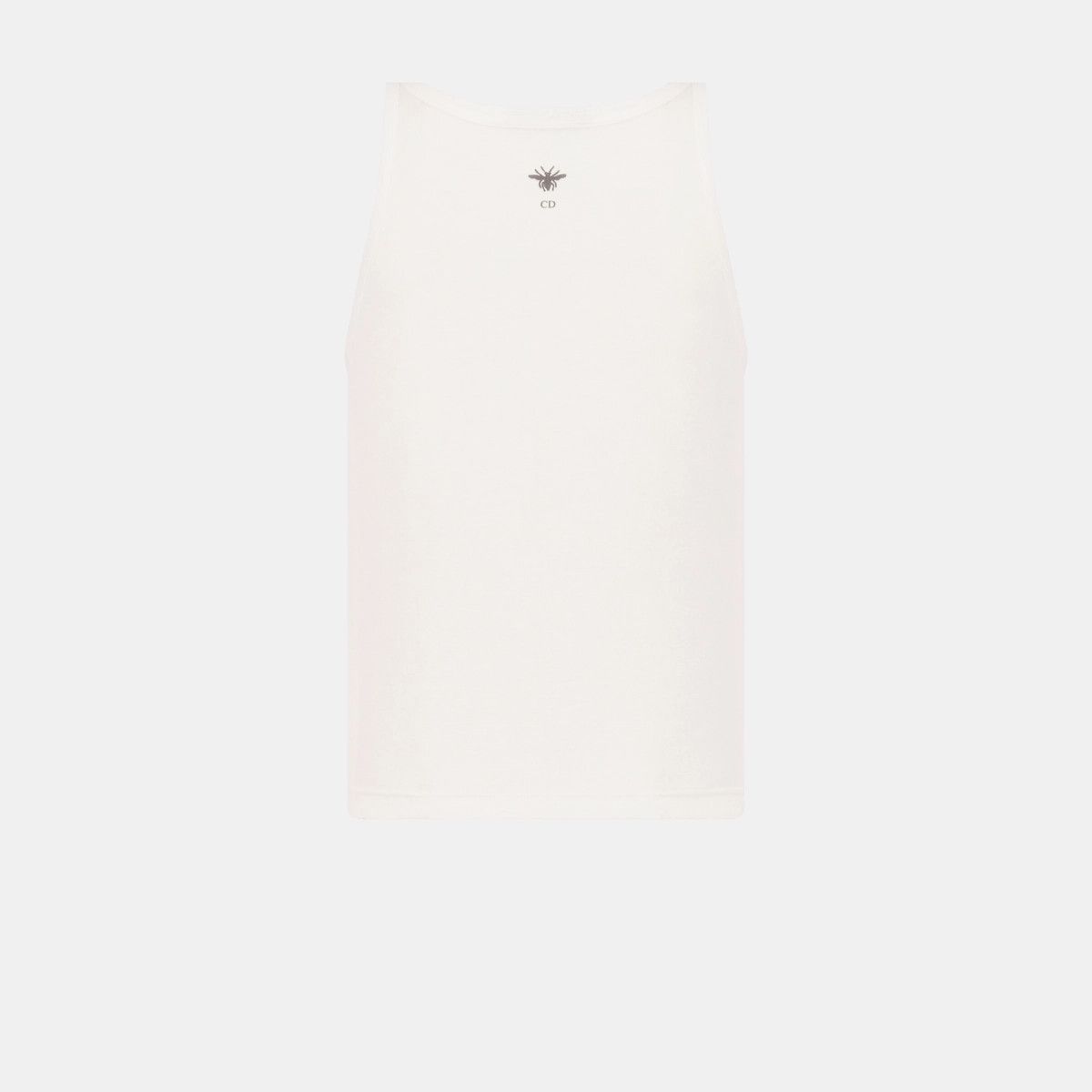 Dior o1bcso1str0225 Regrette Rien' Tank Top in White Size M / US 6-8 / IT 42-44 - 2 Thumbnail