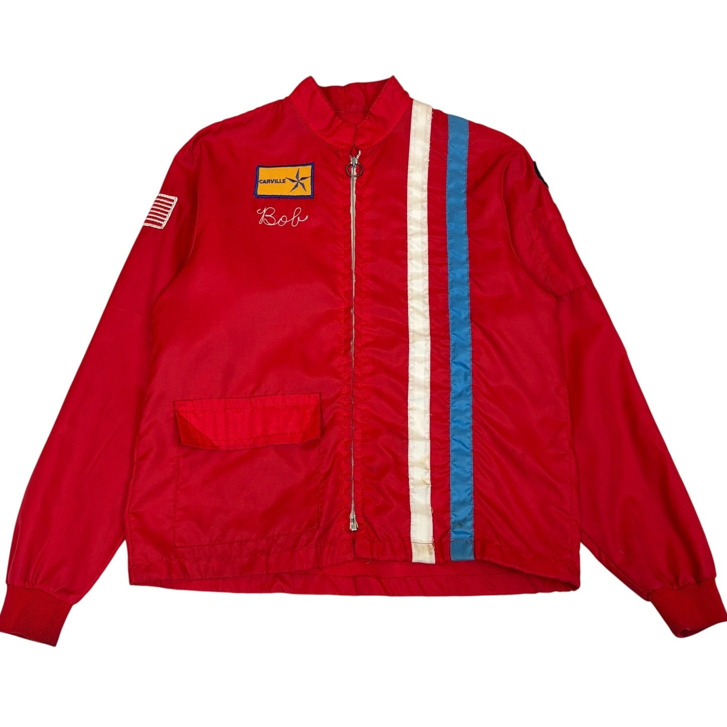 Vintage Vintage NBCA Chain Stitch Racing Windbreaker Zip Jacket Size US L / EU 52-54 / 3 - 1 Thumbnail