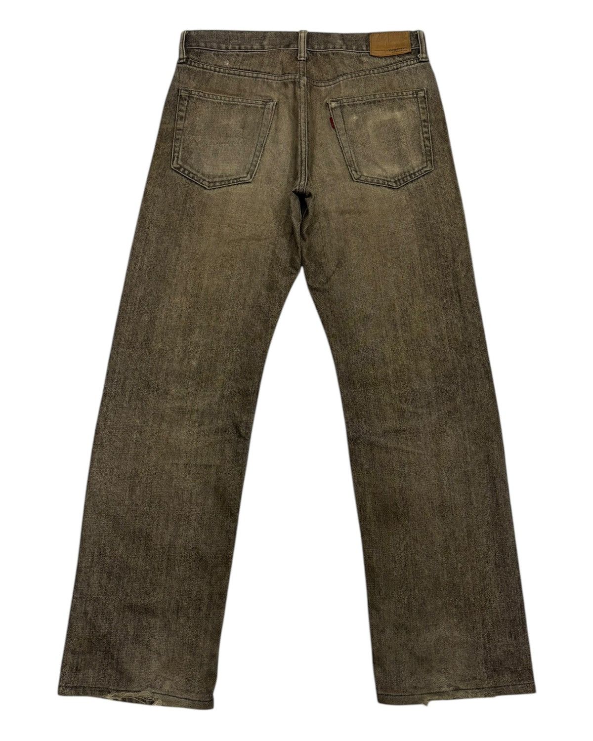Isamu Katayama Backlash 🔥VINTAGE BOBSON RUSTY MUD WASH BAGGY JEANS DISTRESSED DENIM Size US 32 / EU 48 - 2 Thumbnail