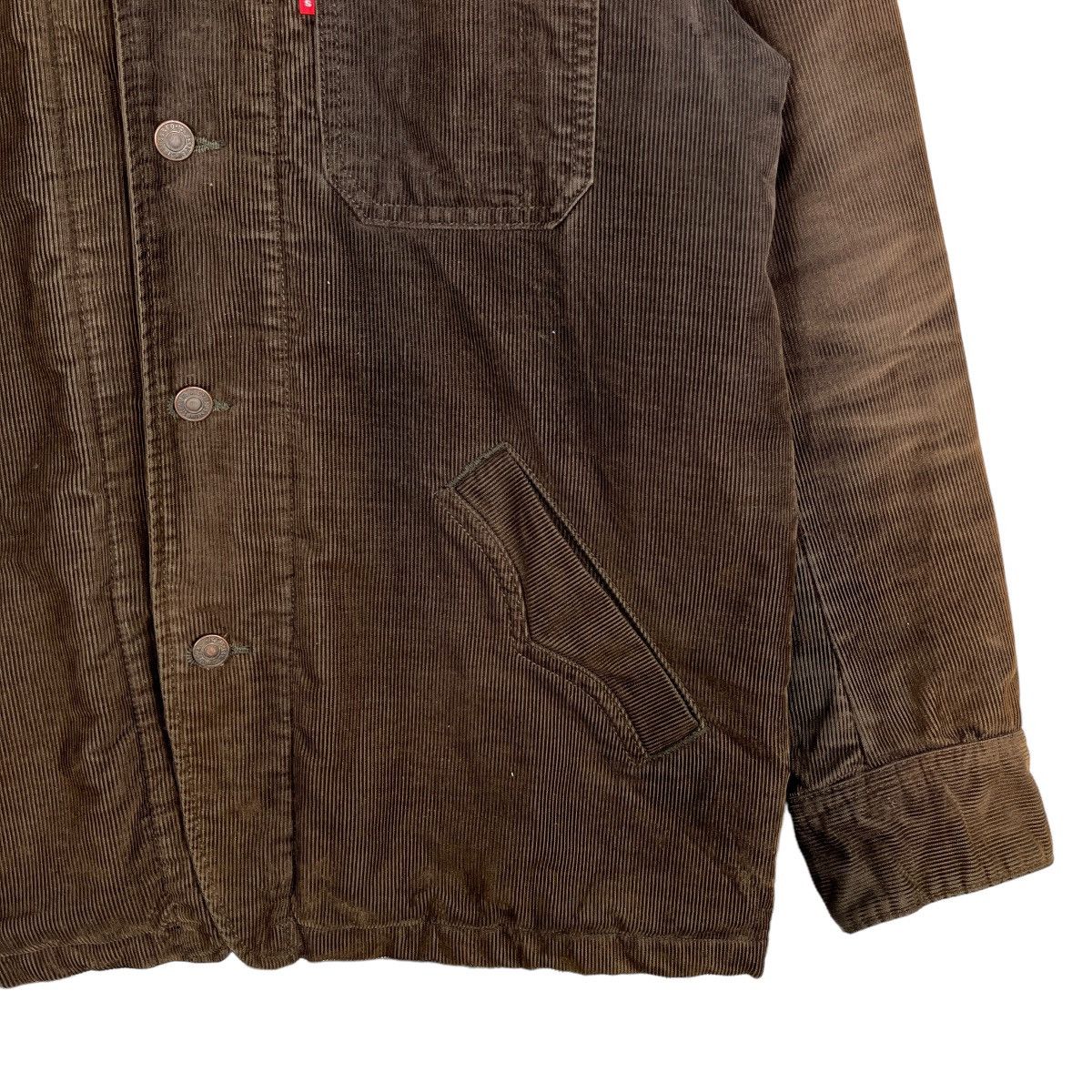 Levi's 🔥 LEVIS RED TAB FUR TRIM CORDUROY JACKET Size US XL / EU 56 / 4 - 5 Thumbnail