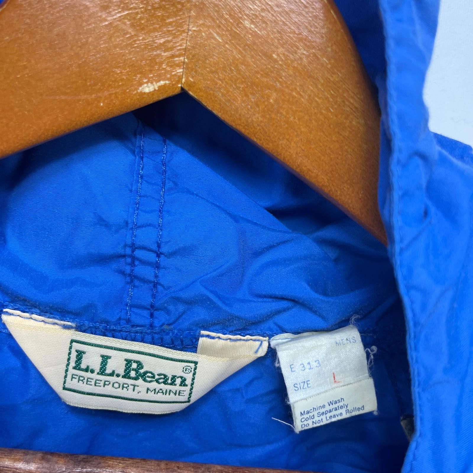 L.L. Bean Vintage 90s LL Bean Hooded Windbreaker Jacket Large Size US L / EU 52-54 / 3 - 6 Thumbnail