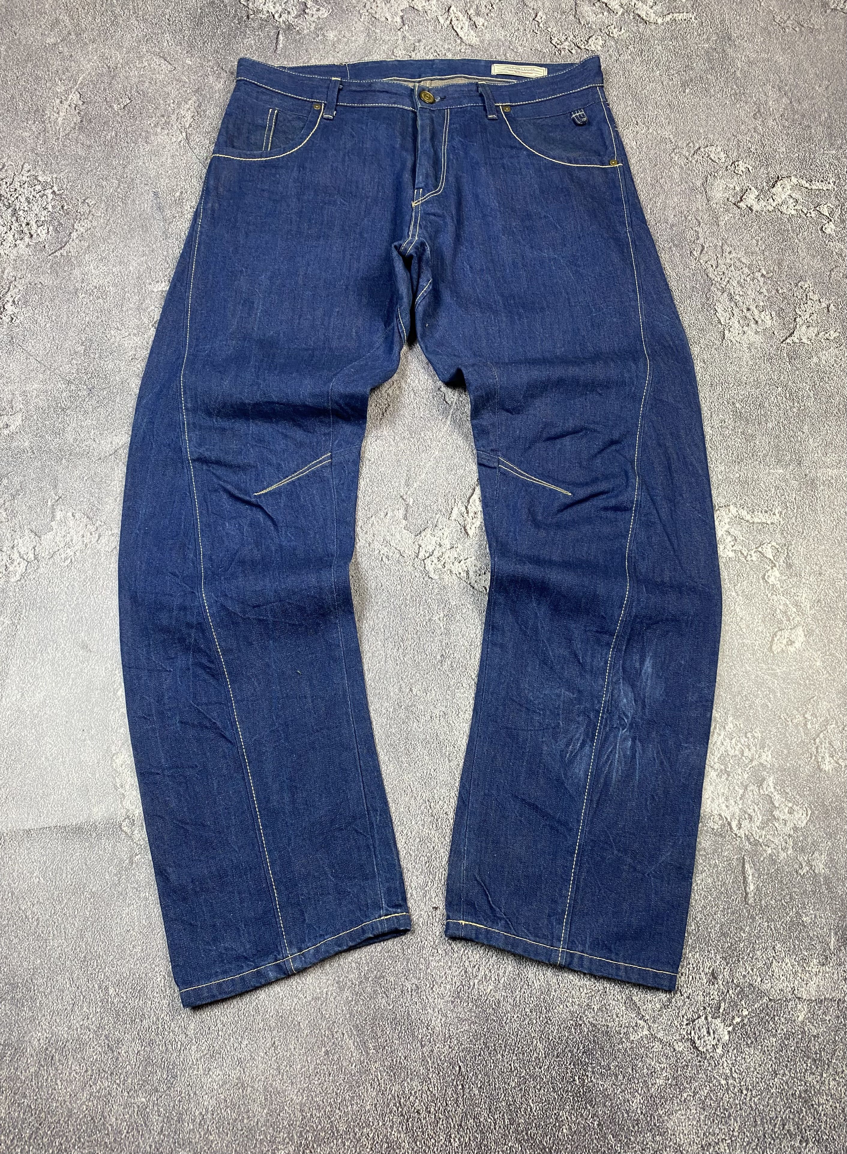 If Six Was Nine Y2K Engineered Raw Blue Japan Style Jeans Size US 34 / EU 50 - 1 Thumbnail
