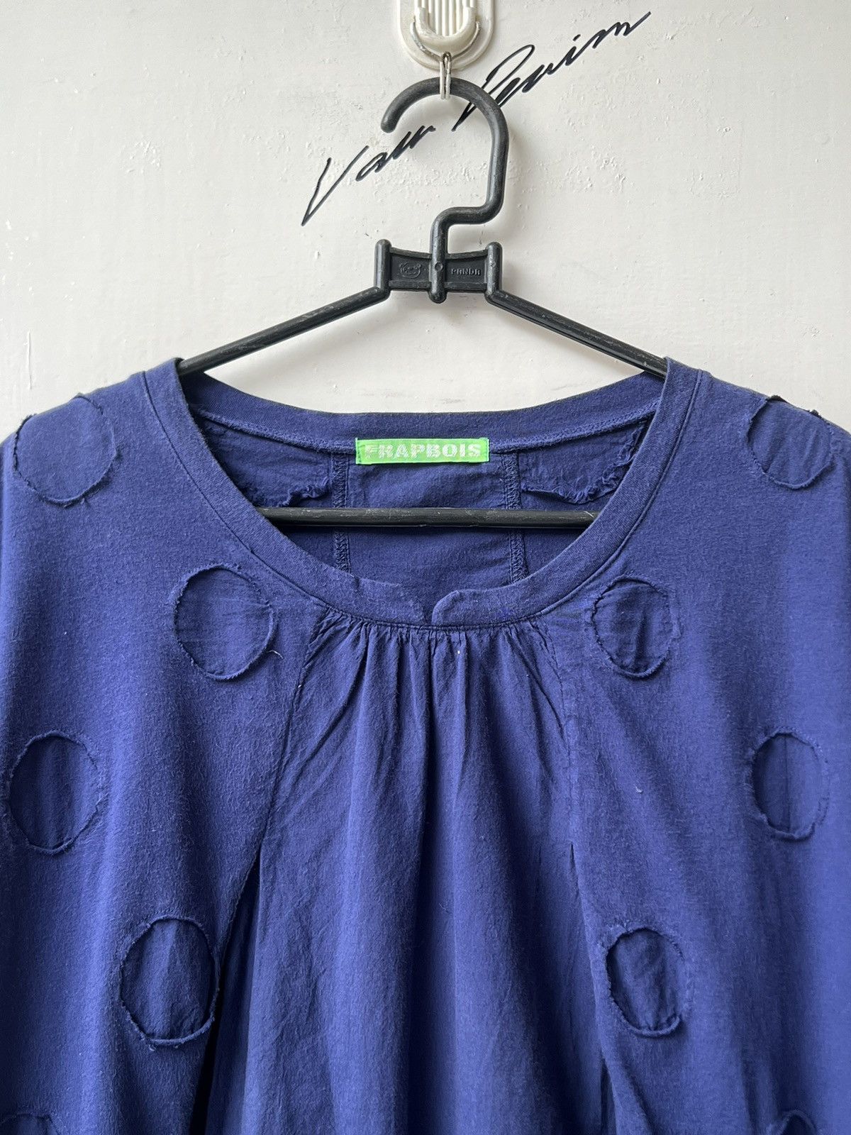 Frapbois FRAPBOIS Issey Miyake Blue T-shirt Size US M / EU 48-50 / 2 - 3 Thumbnail