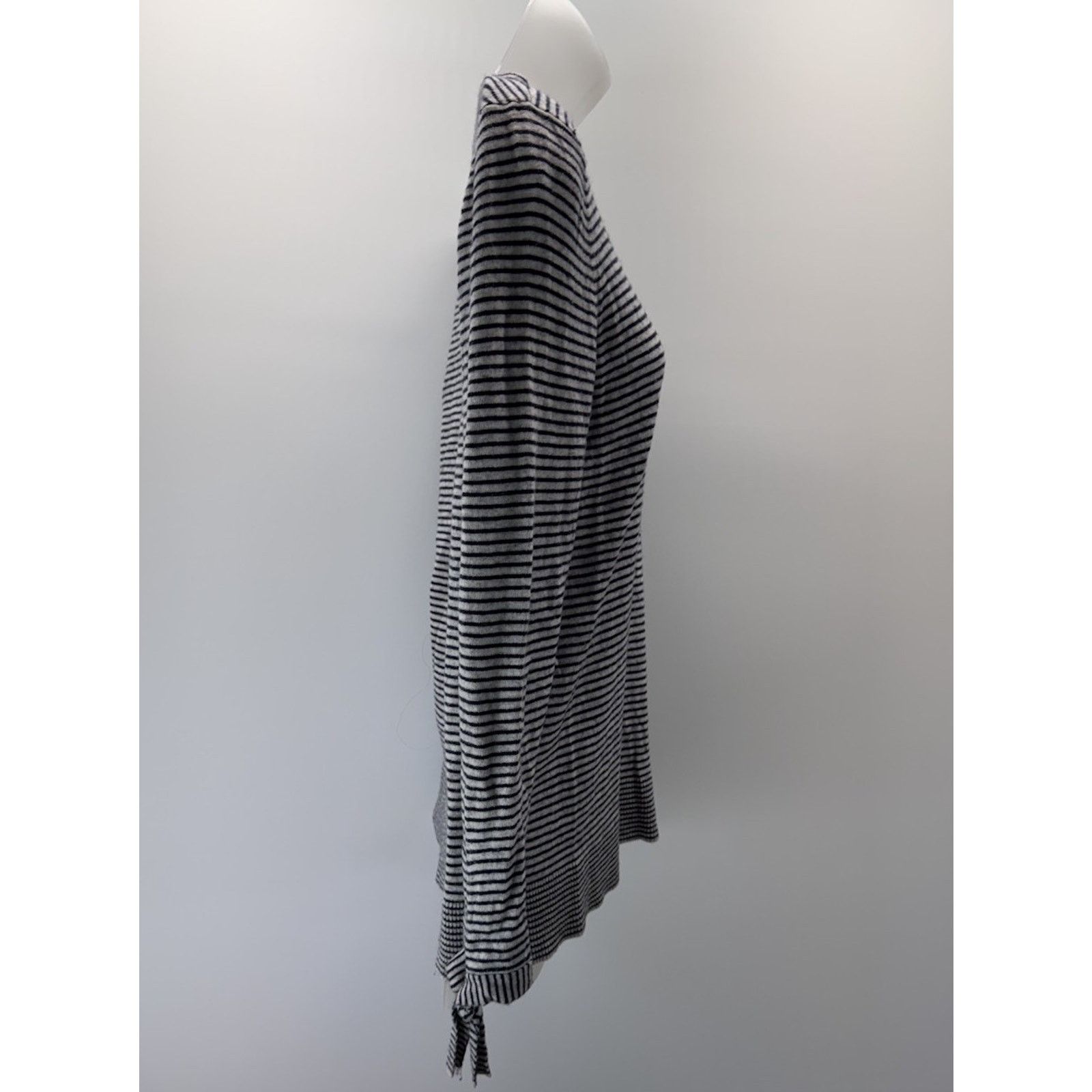 Ann Taylor Ann Taylor LOFT Striped Sweater Womens Size S Gray Black Size S / US 4 / IT 40 - 3 Thumbnail