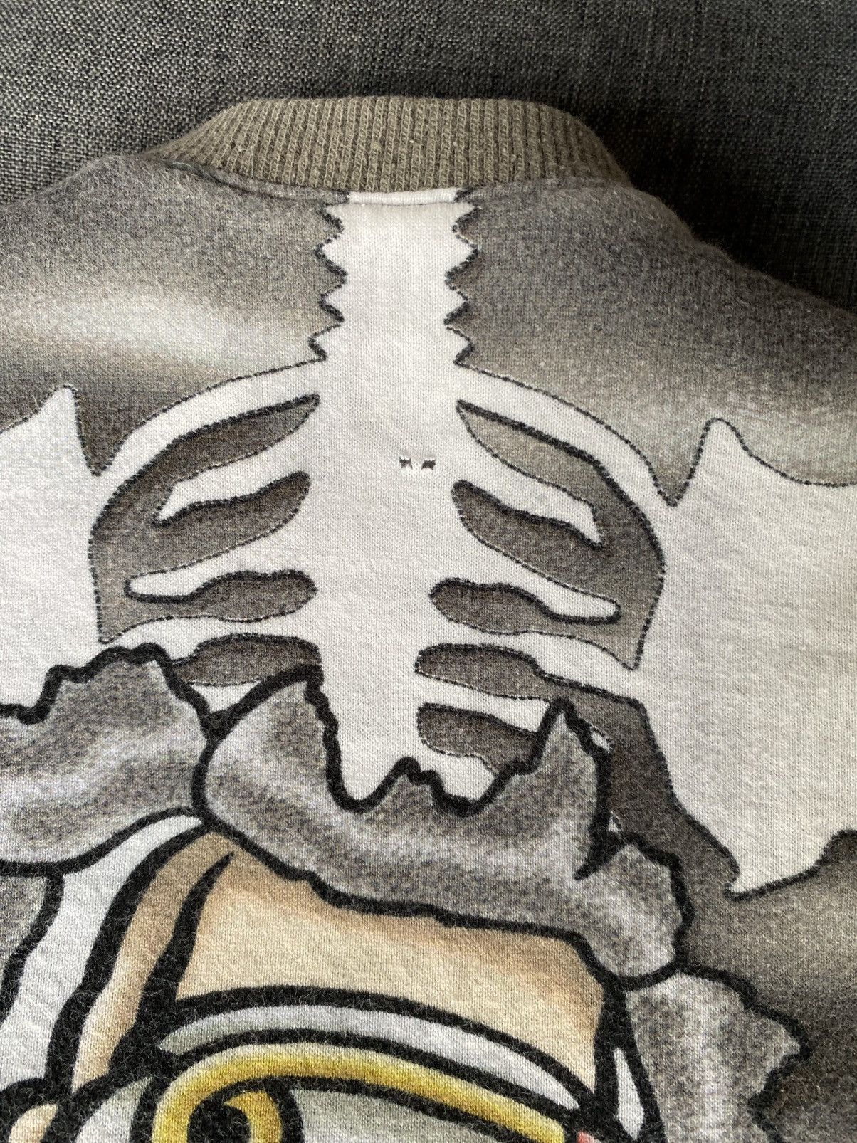 Hysteric Glamour Hysteric Mini Skeleton Bomber Jacket Size US XXS / EU 40 - 12 Thumbnail