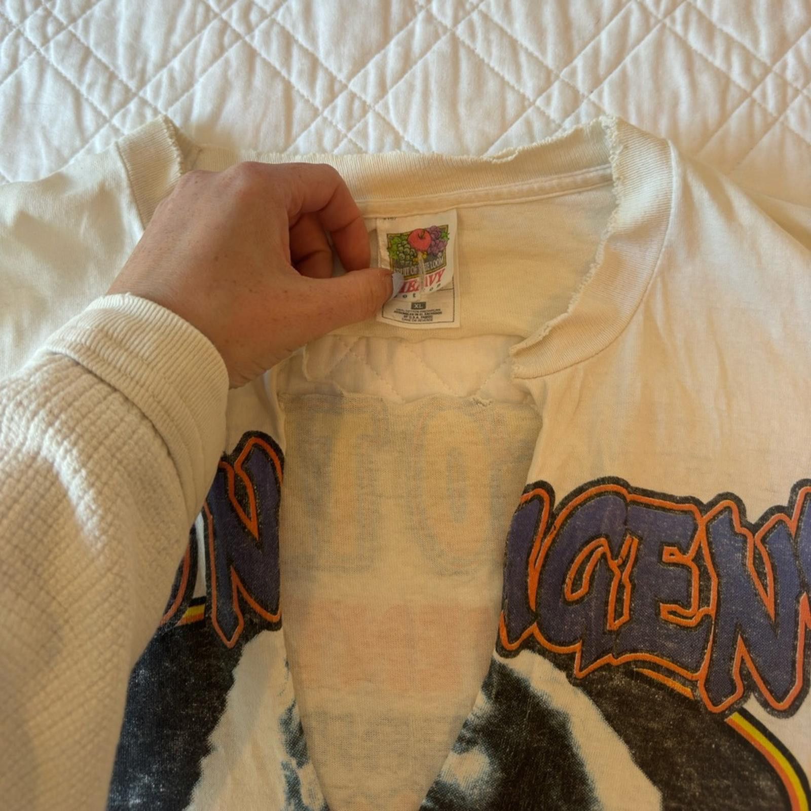 Fruit Of The Loom 1997 TED NUGENT WANGO TANGO THRASHED T-SHIRT Size US XL / EU 56 / 4 - 3 Thumbnail