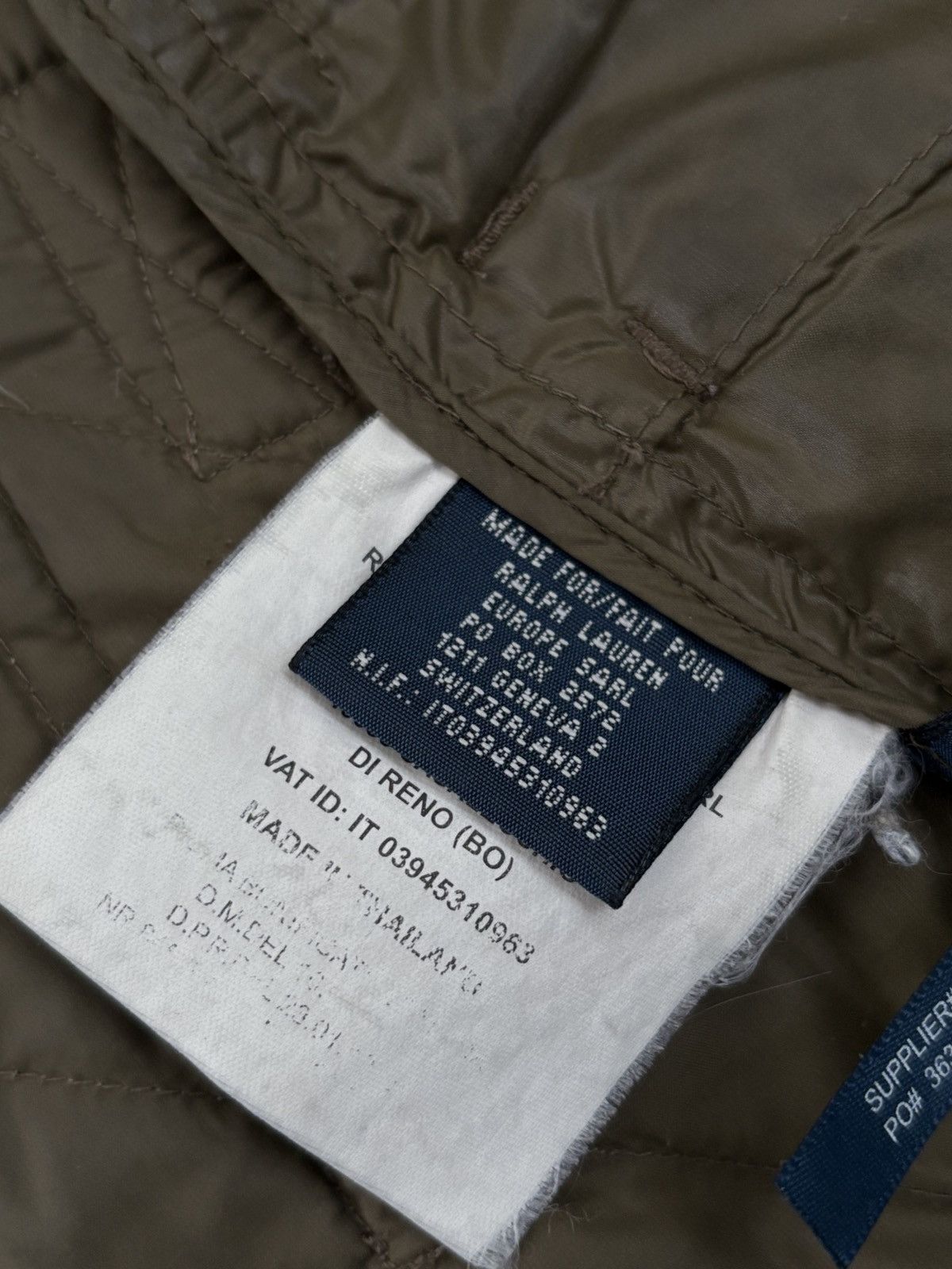 Ralph Lauren Ralph Lauren Olive Green Down & Feather Quilted Zip Jacket Size M / US 6-8 / IT 42-44 - 20 Thumbnail