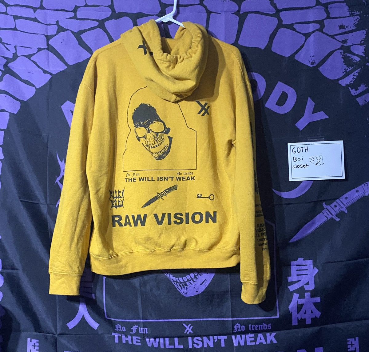 Lil Peep *2018* Lil Peep edition “Raw Vision” hoodie Size US M / EU 48-50 / 2 - 2 Thumbnail