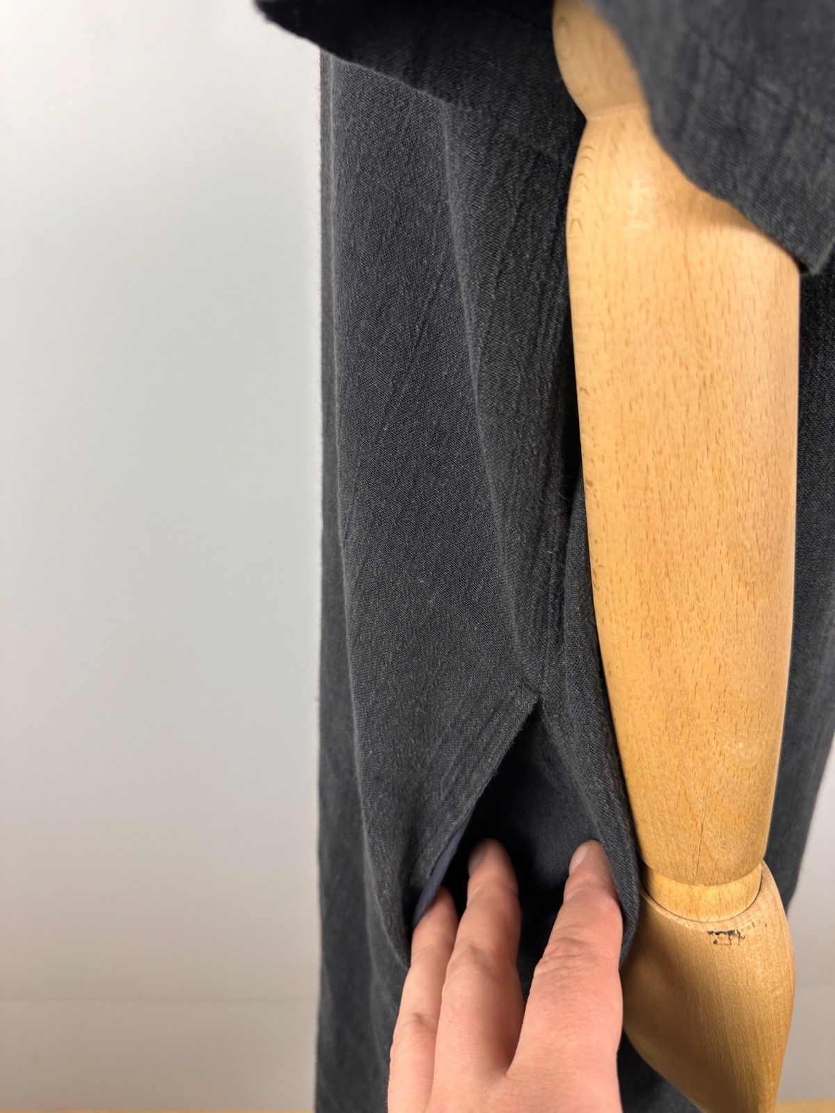 Other Poetry Light Grey Linen Shift Dress Pockets Size US12 Size XL / US 12-14 / IT 48-50 - 5 Thumbnail