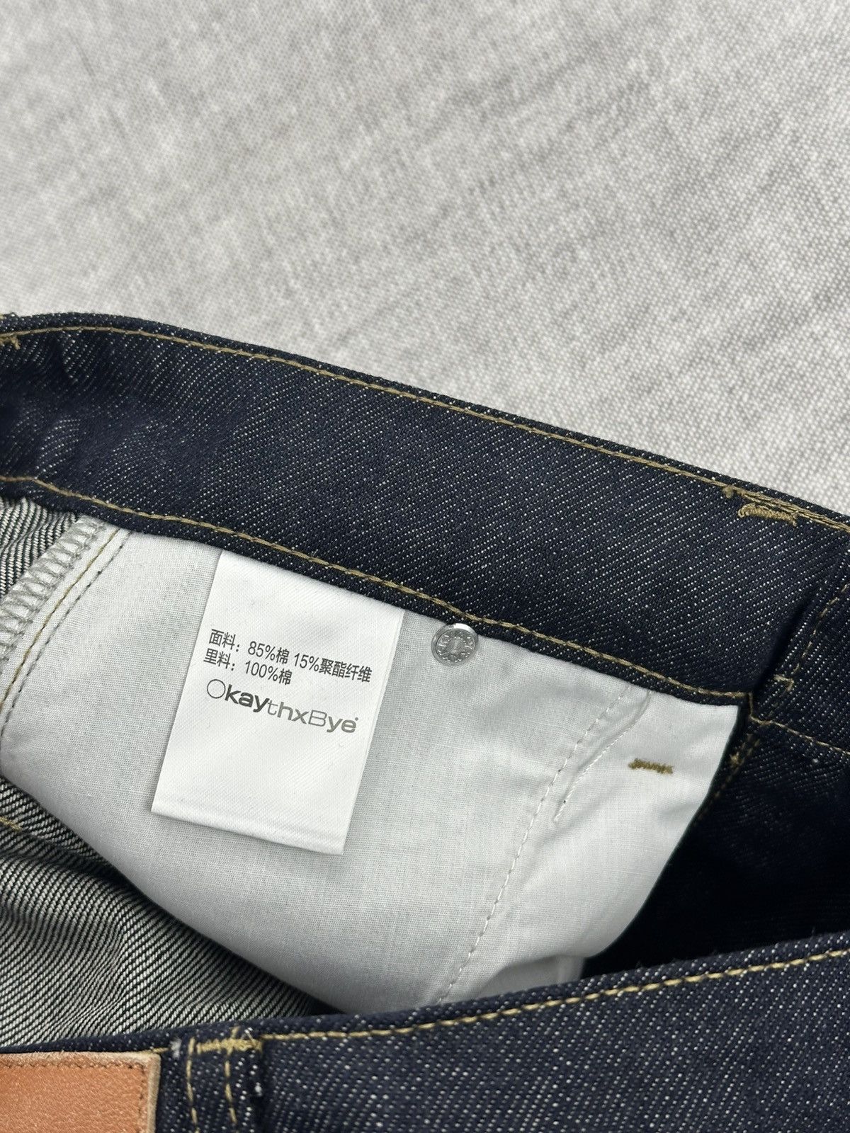 Other OkaythxBye Jeans Double Knee Raw Denim 13oz Selvedge S Size US 30 / EU 46 - 8 Thumbnail