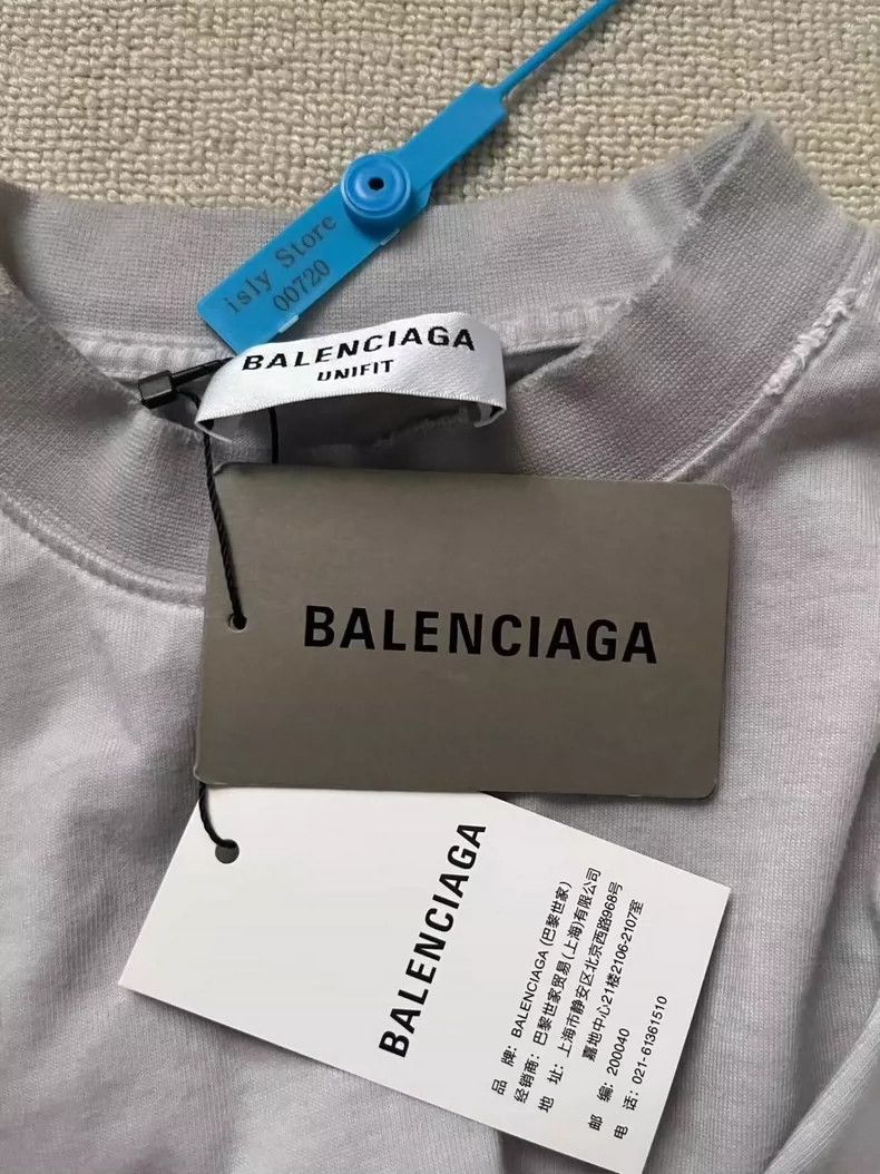 Balenciaga Balenciaga Flame Band Short Sleeve T-Shirt Size US S / EU 44-46 / 1 - 4 Thumbnail