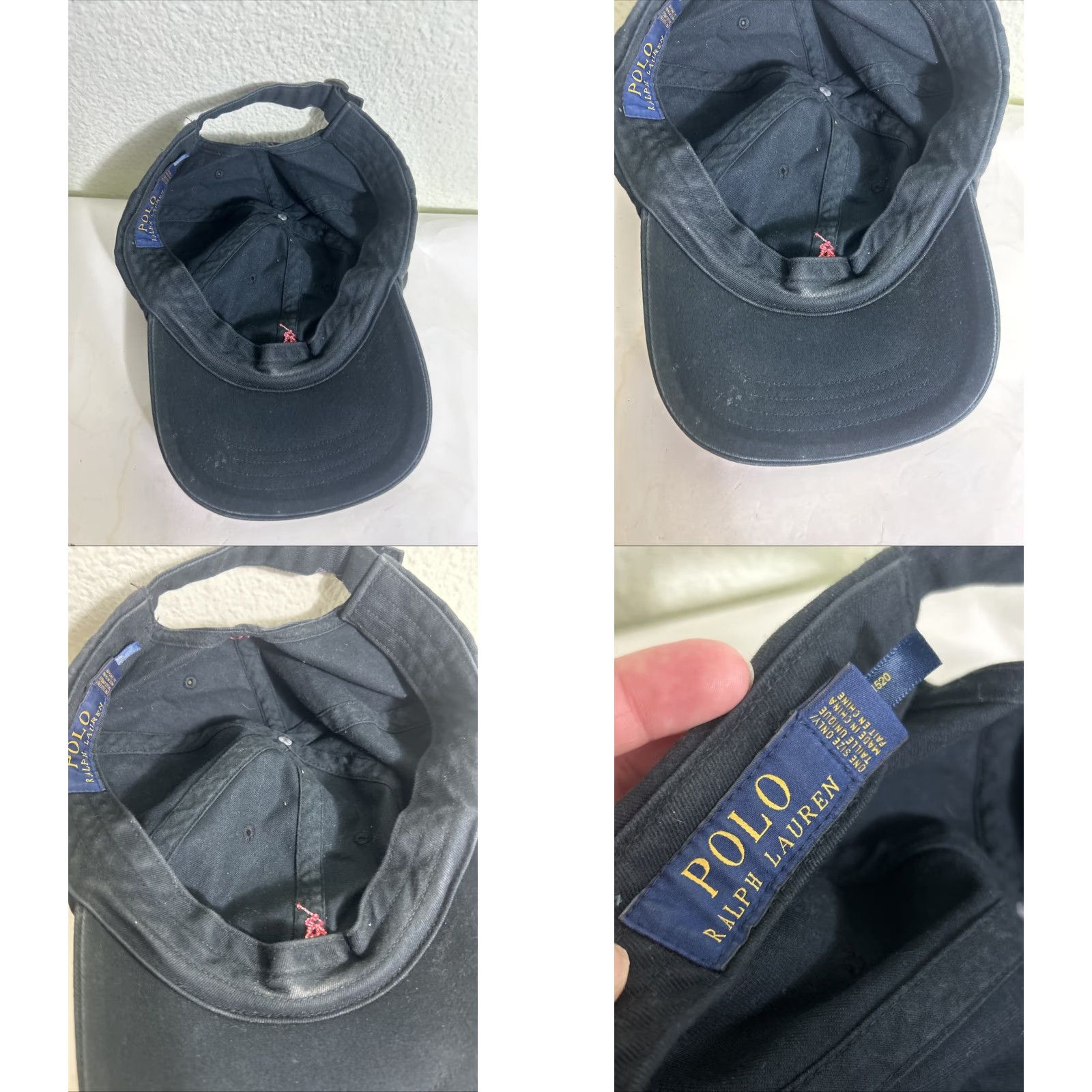 Polo Ralph Lauren Polo Ralph Lauren Baseball Cap Hat Strap Back Dad Black Cotton Adjustable One Size Men Mens Size US M / EU 48-50 / 2 - 9 Thumbnail