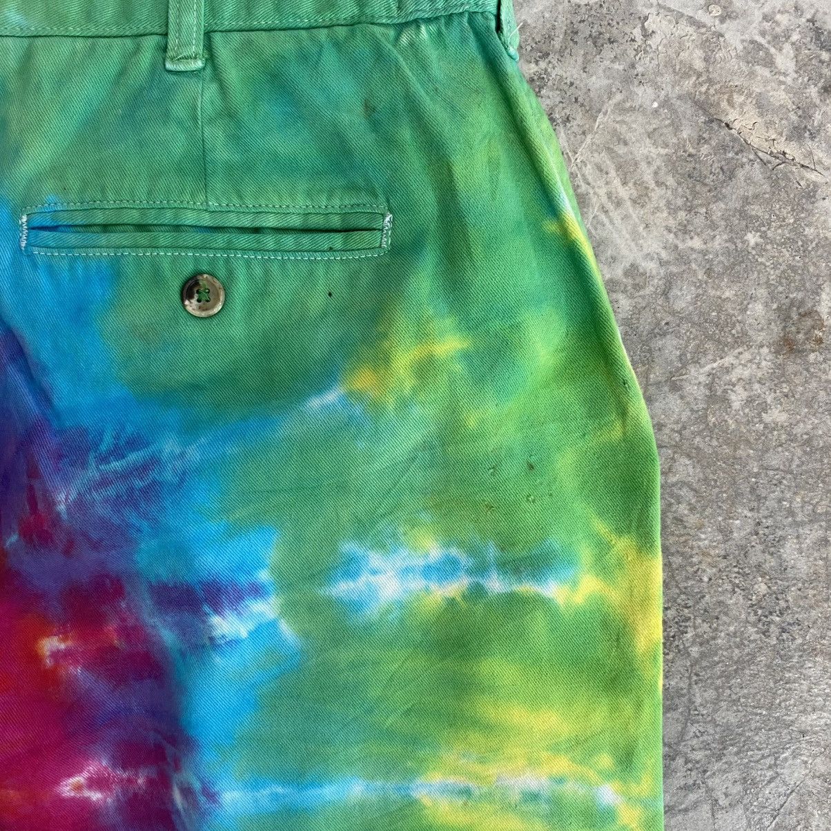 L.L. Bean Vintage 1980’s LL Bean Psychedelic Pleated Wide Pants Size US 34 / EU 50 - 16 Thumbnail