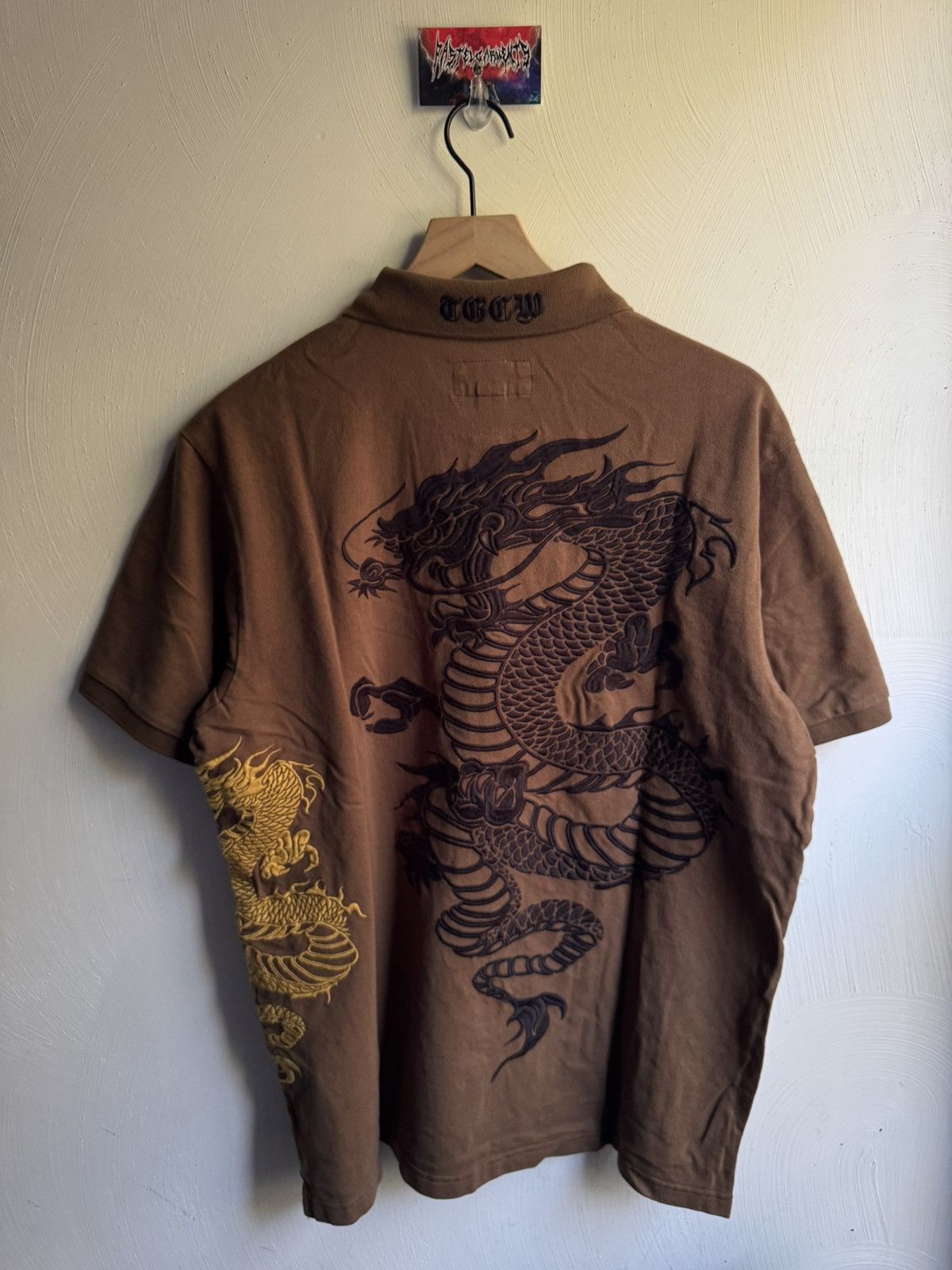 Supreme Supreme The Great China Wall Dragon Polo Brown Size US M / EU 48-50 / 2 - 9 Thumbnail