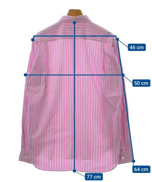 Comme des Garcons Homme Plus Shirt Stripes Long Sleeve Cotton Chest Pocket Multicolor Size US M / EU 48-50 / 2 - 3 Thumbnail