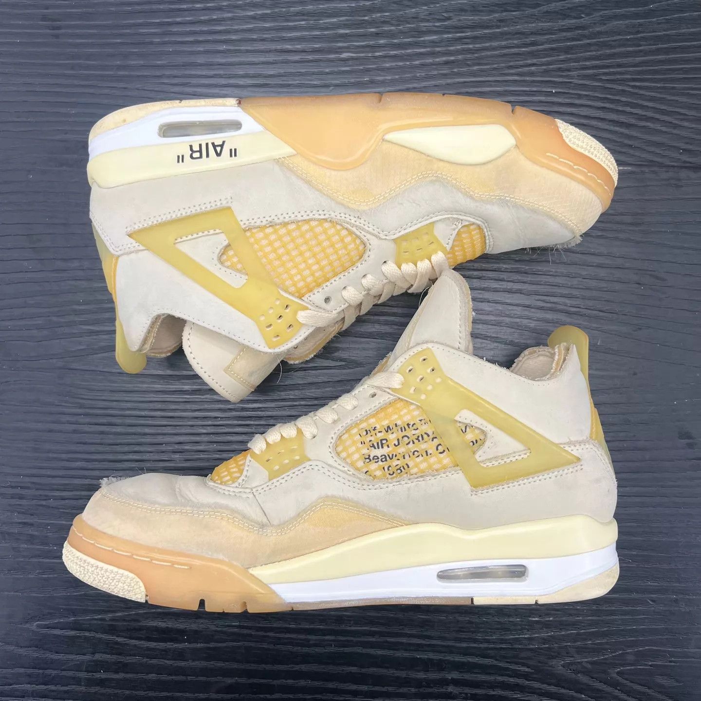 Nike Off-White x Air Jordan 4 White Sail Size 43 Size US 11 / EU 44 - 2 Thumbnail