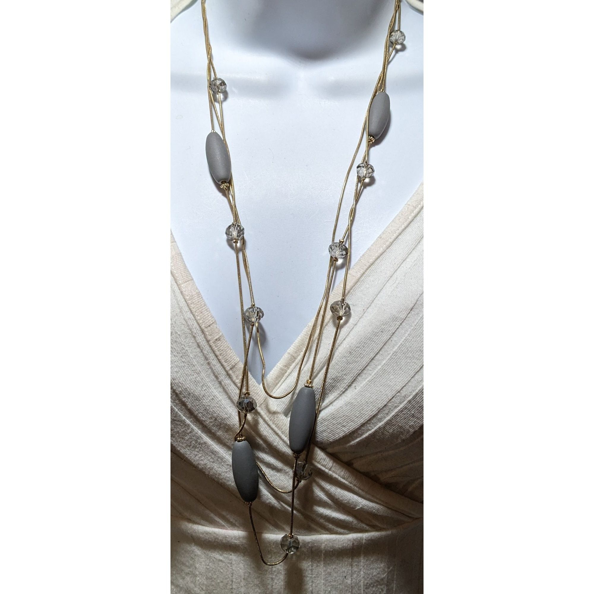 Other Elegant Silicone Gold Glam Beaded Neckalce Size ONE SIZE - 6 Thumbnail