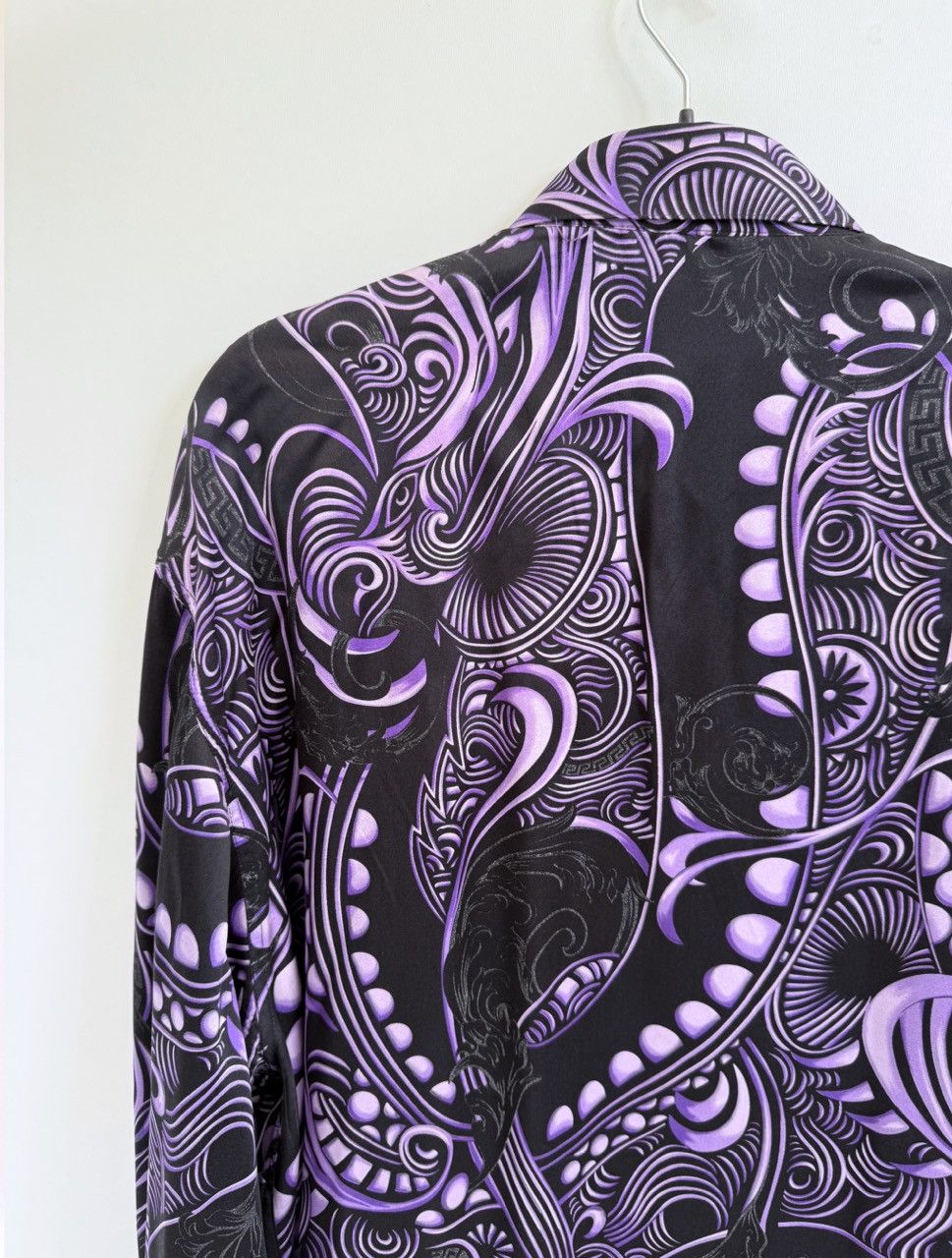 Versace Rare Versace Classic V2 Vintage Silk Shirt Size 42L - 4 Thumbnail