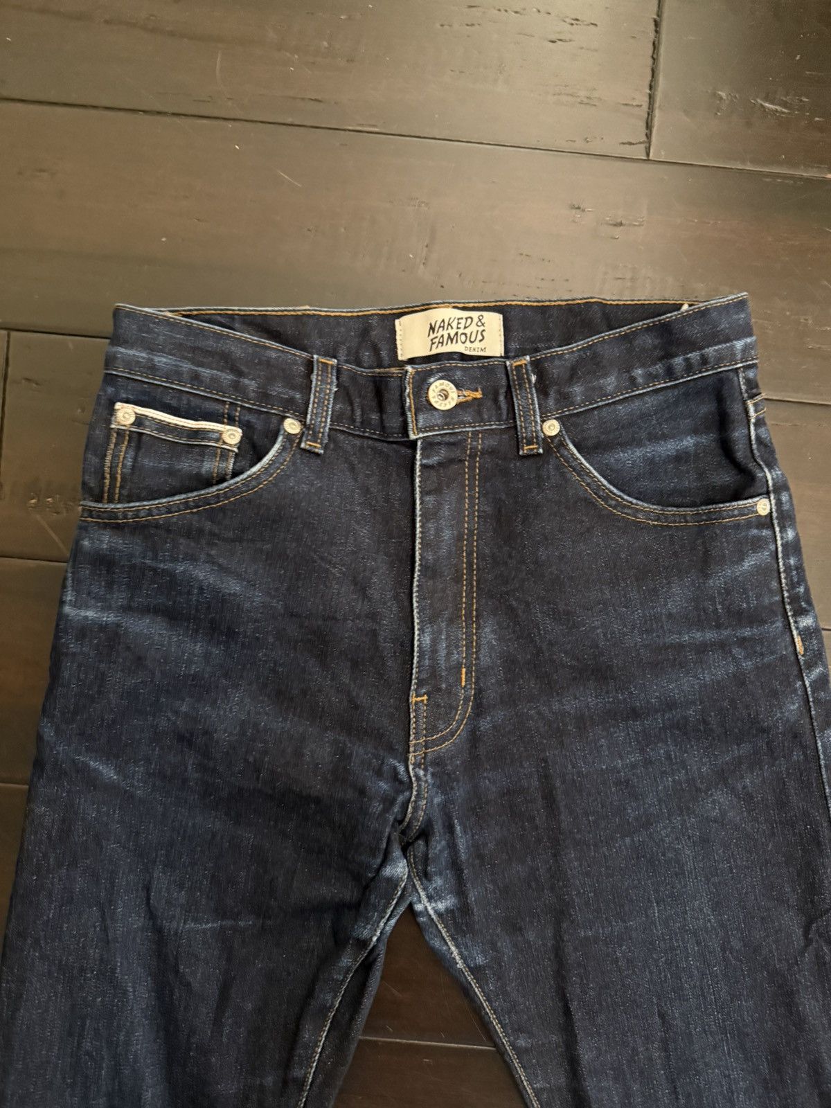 Naked & Famous Naked & Famous Max Nightshade Stretch Selvedge Size 27" / US 4 / IT 40 - 4 Thumbnail