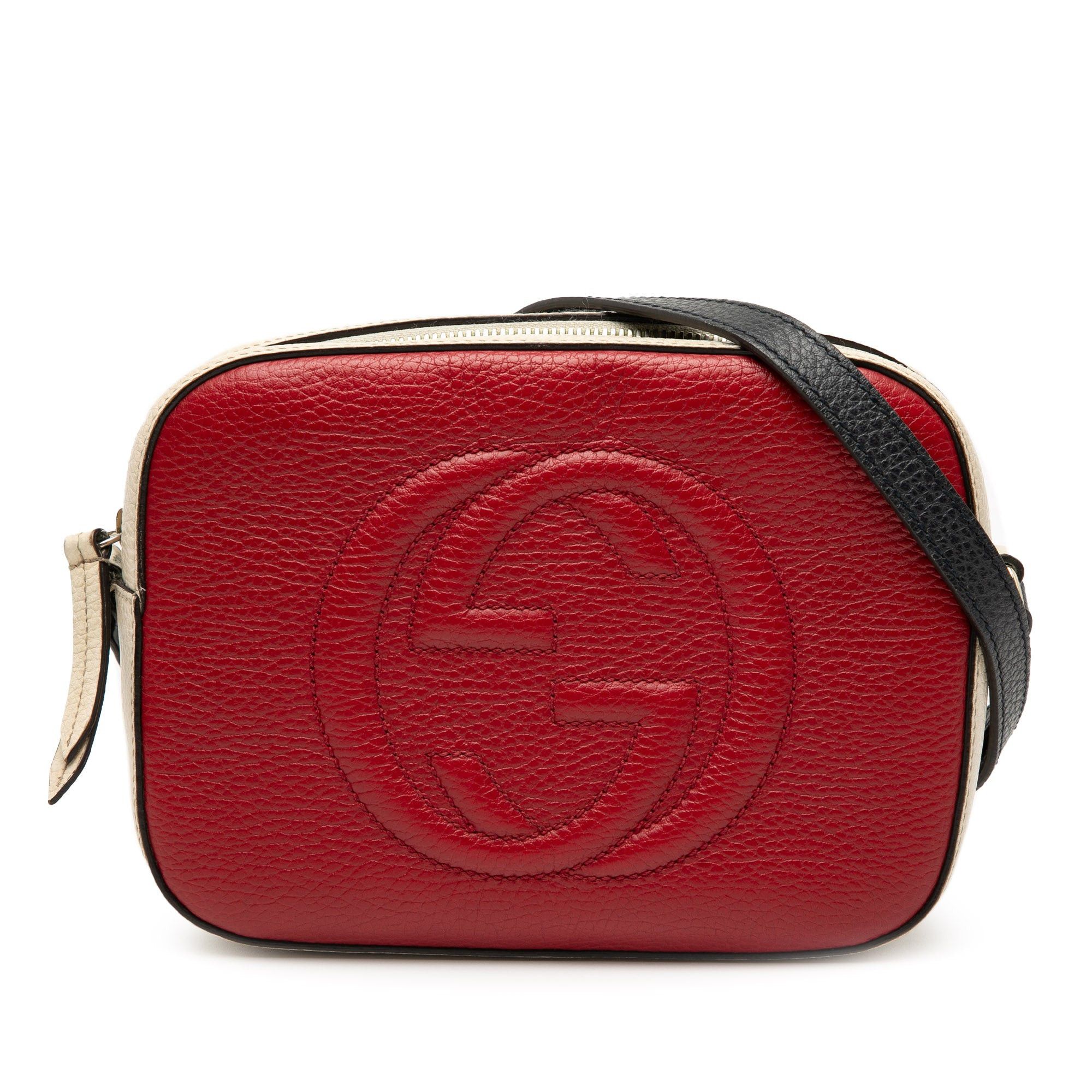 Gucci Small Tricolor Leather Soho Disco Crossbody Size ONE SIZE - 1 Thumbnail