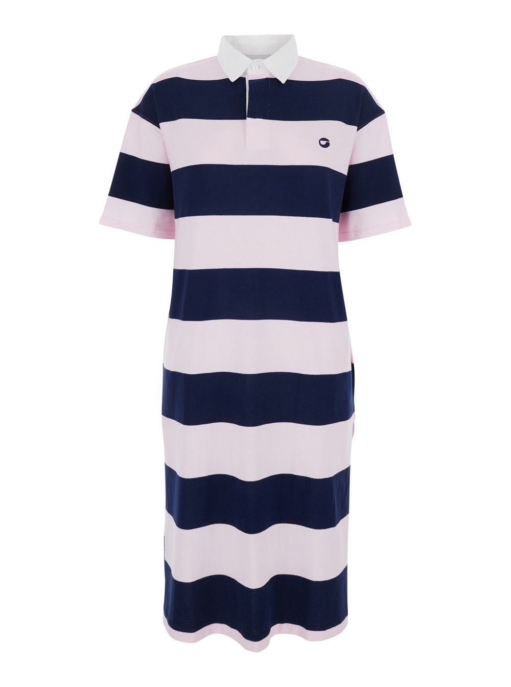 Coperni Dress with All-Over Striped Motif and Embroidered Logo on Front in Multicolor Cotton for Women Size M / US 6-8 / IT 42-44 - 1 Thumbnail