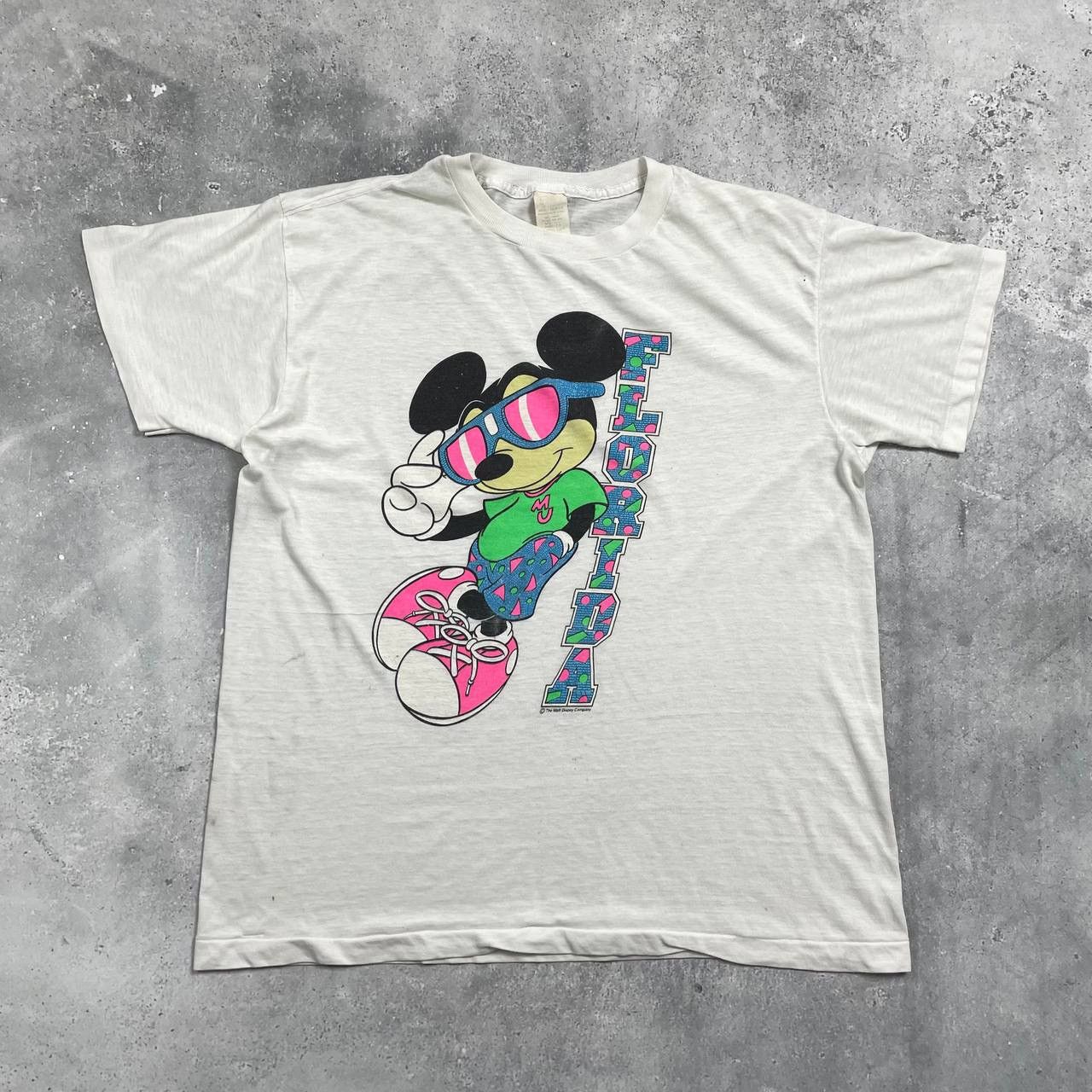Disney Vintage 80s Mickey Mouse Florida Walt Disney SS T Shirt M/L Size US M / EU 48-50 / 2 - 1 Thumbnail